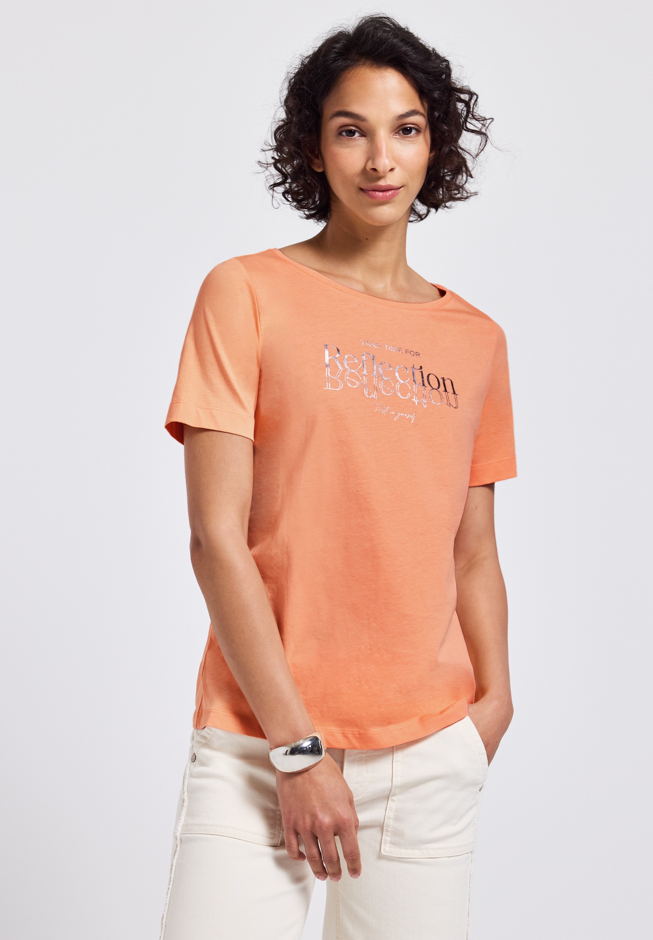 STREET ONE T-Shirt, aus reiner Baumwolle günstig online kaufen