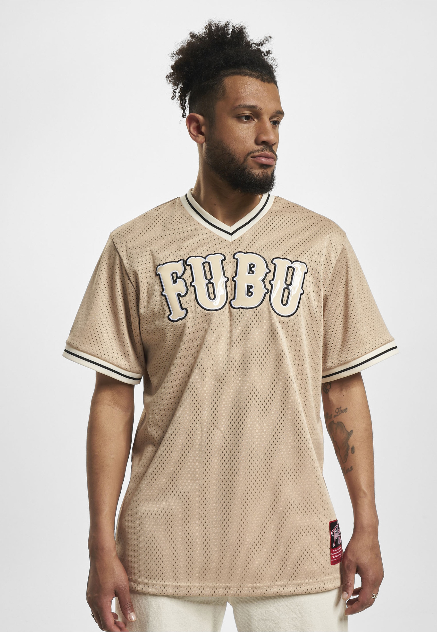 Fubu T-Shirt »Fubu Herren FM231-002-1 FUBU Vintage Lacque Mesh Tee« 1 Stk.