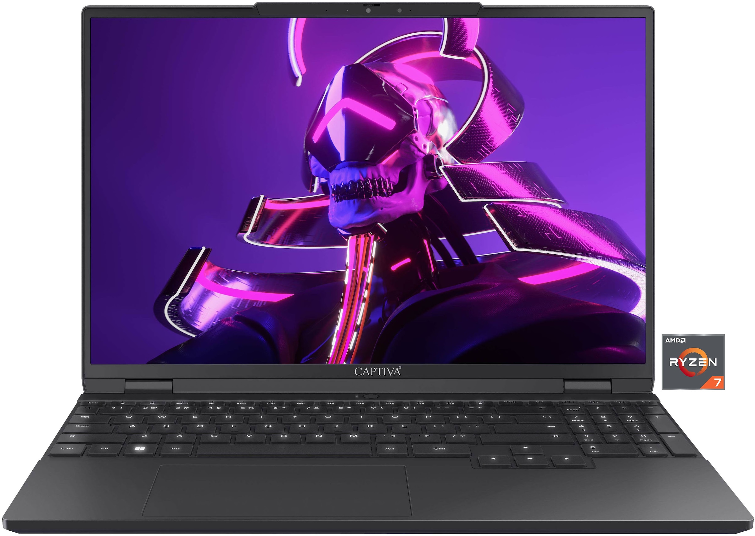 CAPTIVA Business-Notebook "Business/Office I10-1382GE", schwarz, 16 GB RAM 1.000 GB SSD, Ryzen 7, Microsoft Windows 11 Pro (64 Bit), Notebooks