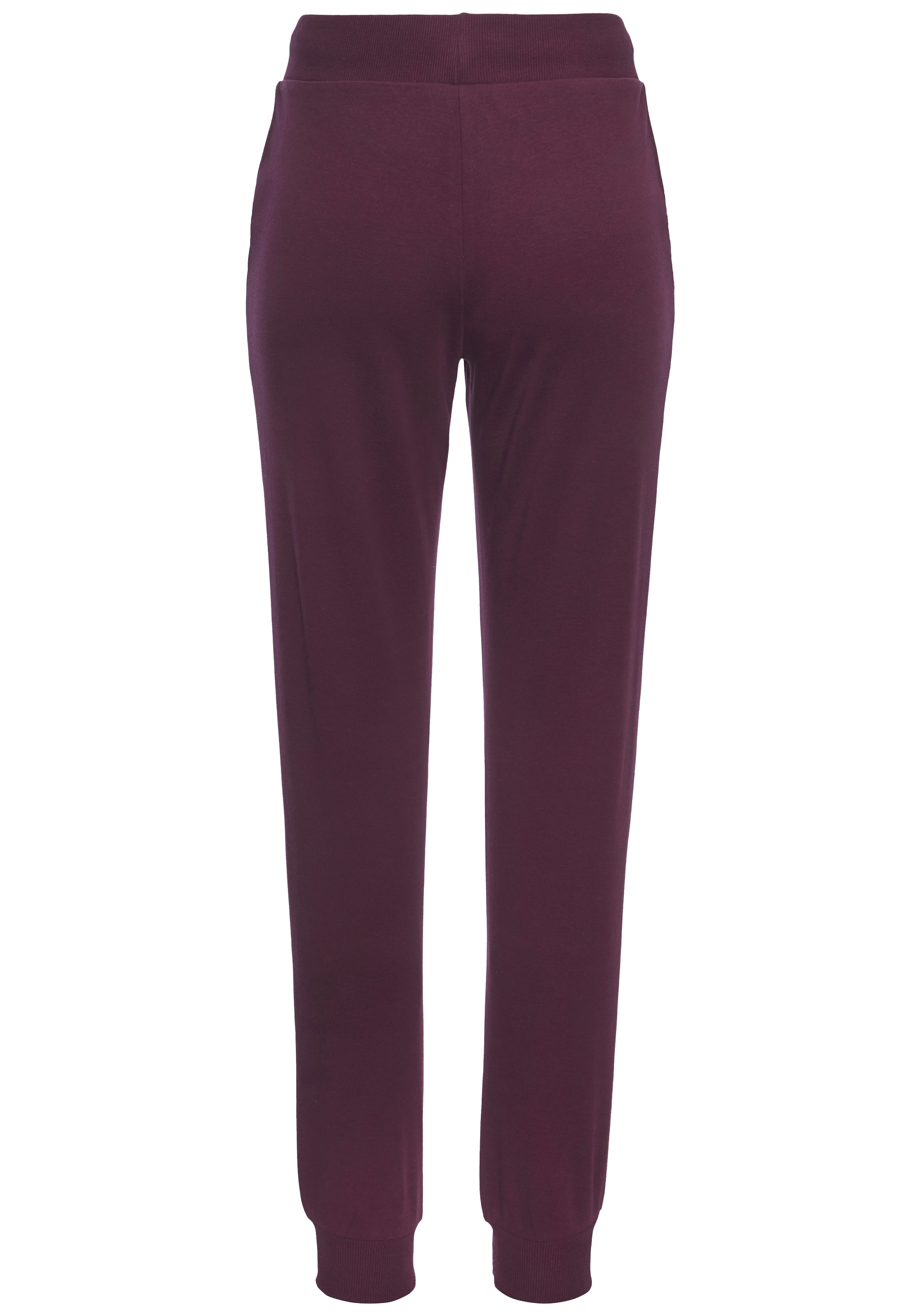 Bench. Loungewear Relaxhose  mit glänzender Logostickerei, Loungeanzug