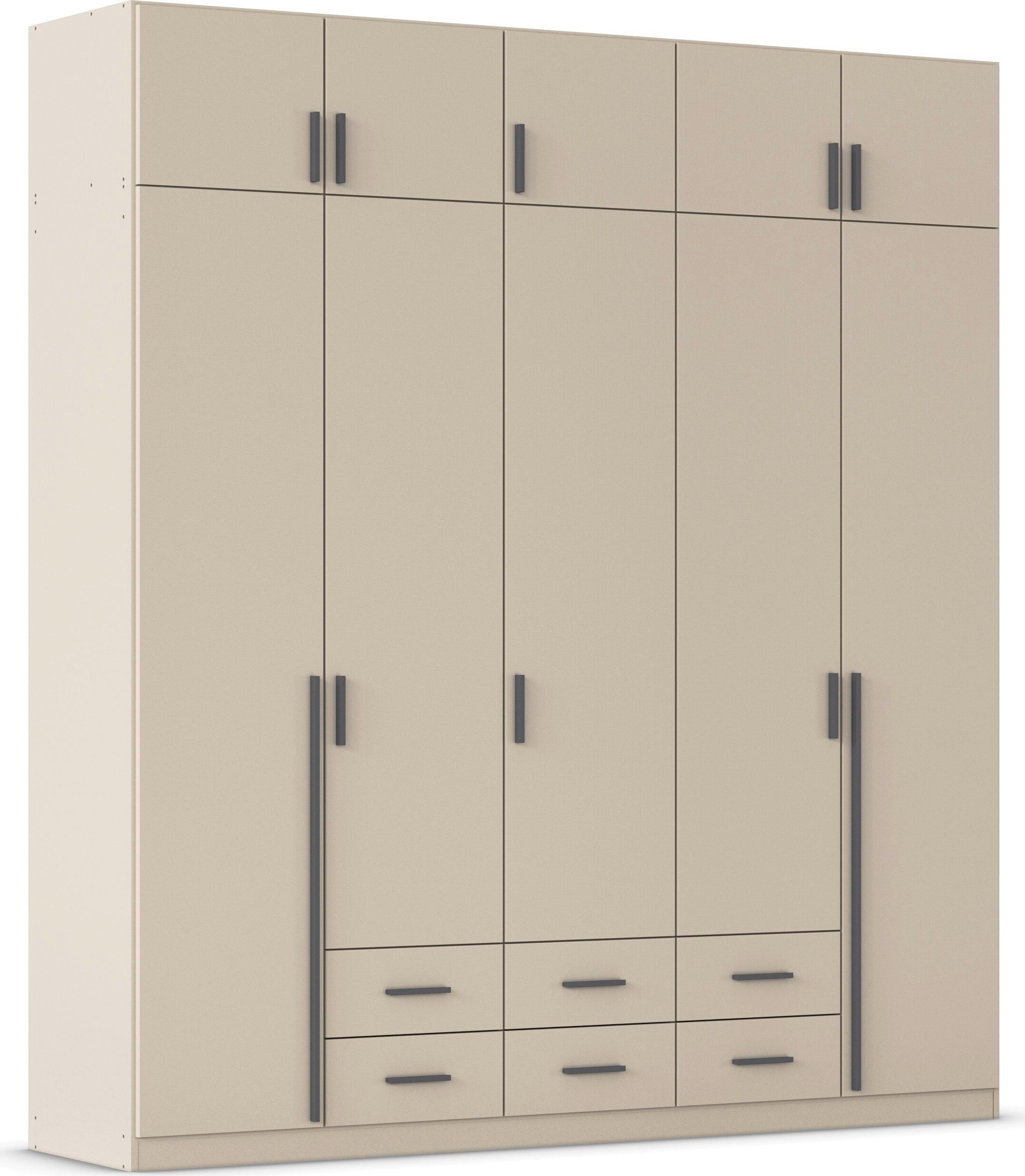 rauch "Schrank Garderobe Wäscheschrank GAMMA in 4 Breiten 91-226 cm" 3 verschiedene Ausstattungen BASIC/CLASSIC/PREMIUM (inkl. SOFT-CLOSE), mit Schubladen und Schrankaufsatz, schlichtes Design MADE IN GERMANY