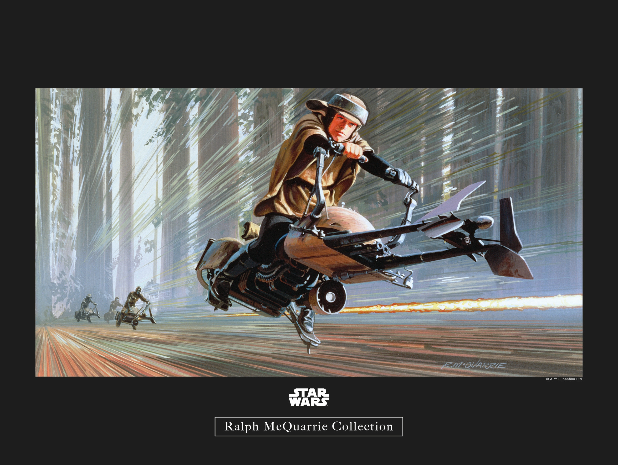 Poster »Star Wars Classic RMQ Endor Speeder«, Star Wars, (1 St.), Kinderzimmer,...