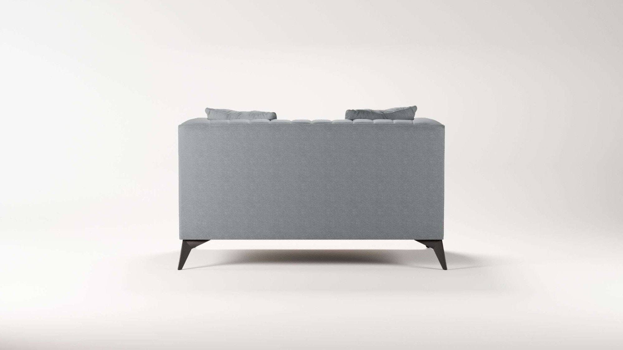 Places of Style Loveseat »MATTHEW Loungesessel, Maße B/T/H: 130/86/74 cm«, incl. Zierkissen, feine Steppung im Rücken, belastbar bis 200kg