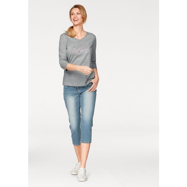 Used-Waschung kaufen Caprijeans, BAUR | Aniston in CASUAL für