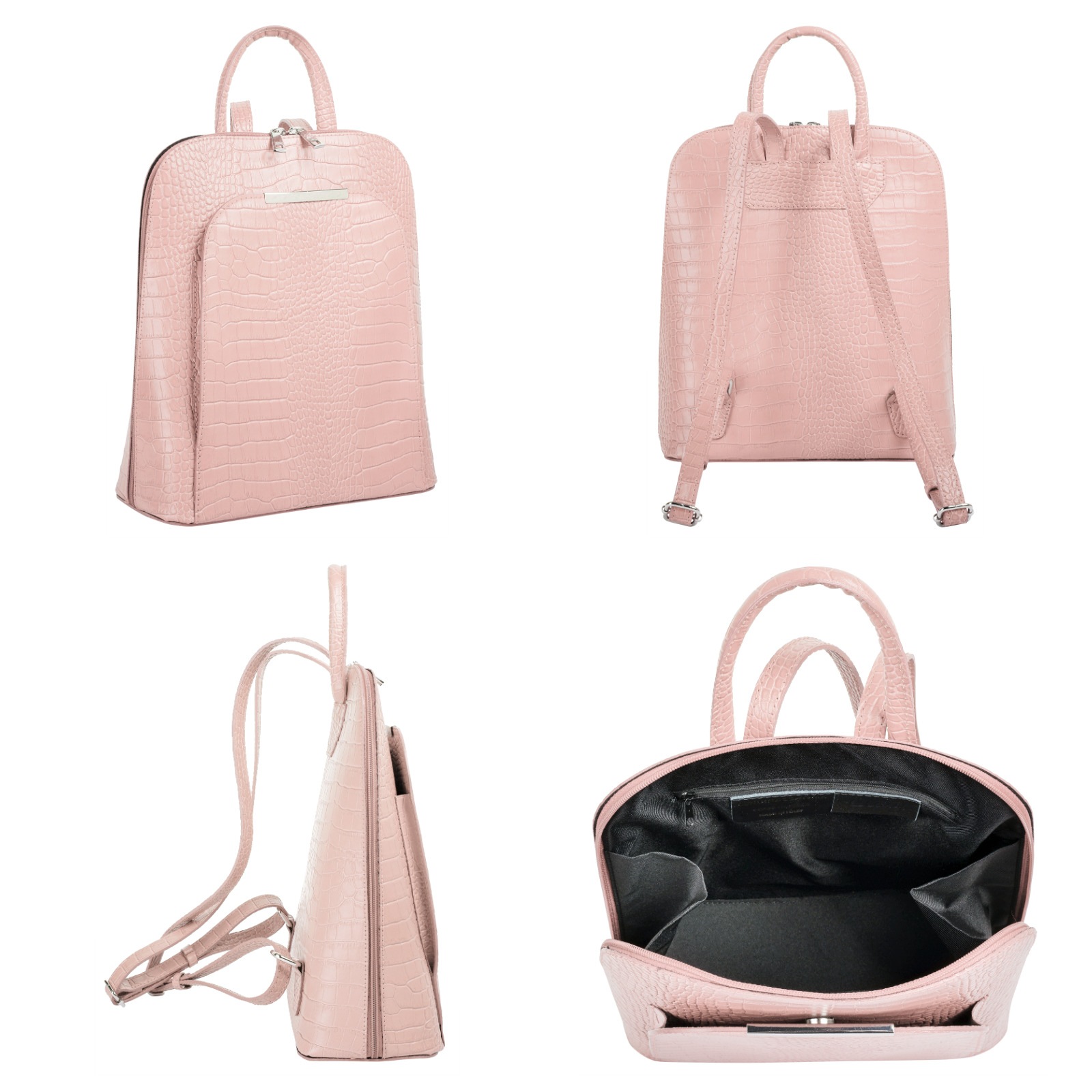 Thumbnail - Cluty Cityrucksack, echt Leder, Made in Italy