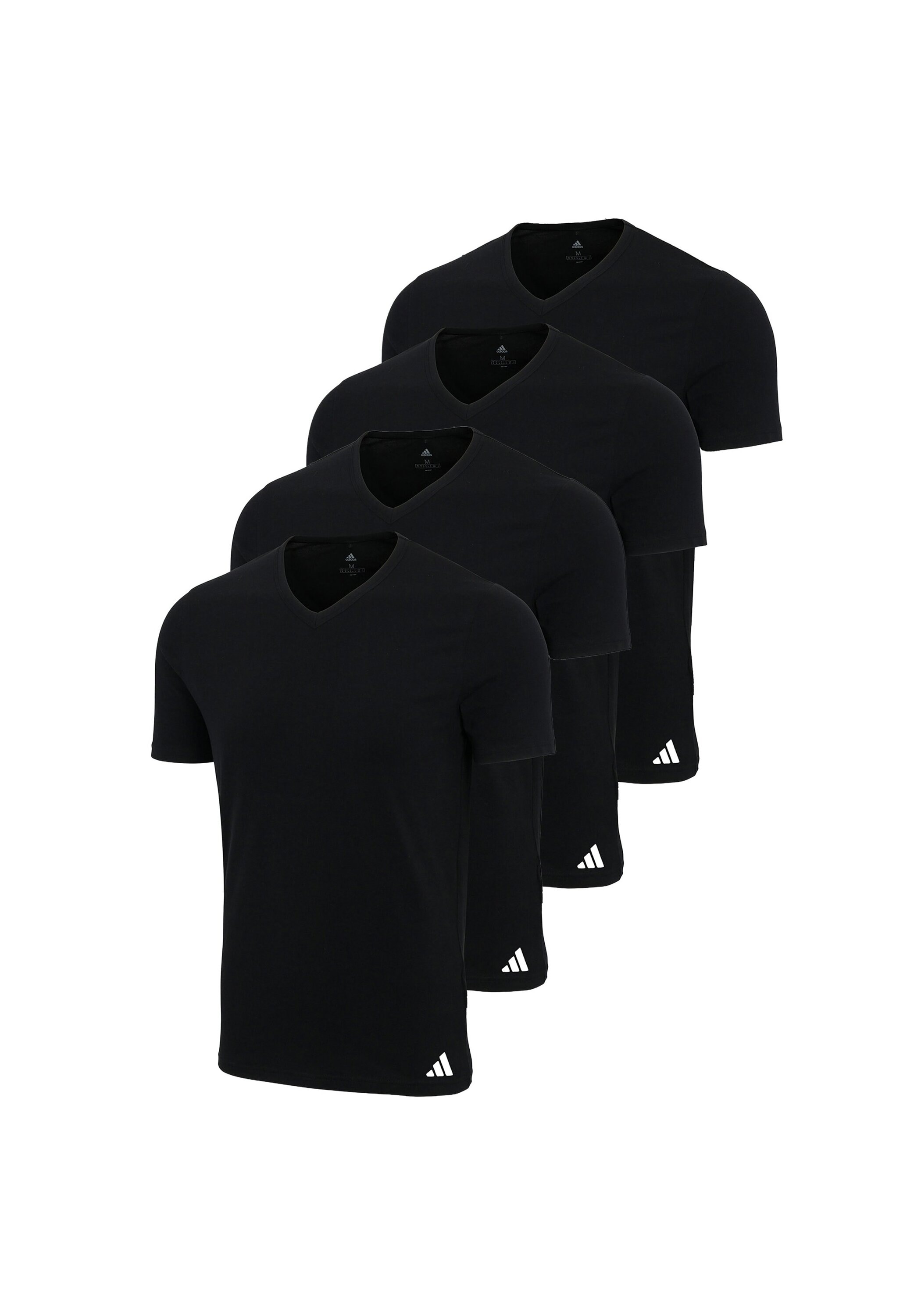 adidas Originals T-Shirt "T-Shirt V-Neck Shirt Active Flex Cotton 4P 4er Pack"
