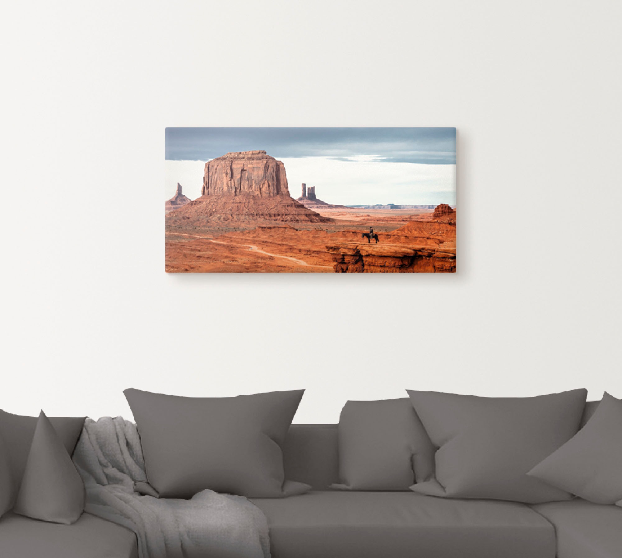 Artland Leinwandbild "Colorado - Utah Monument Valley" Amerika 1 Stk. tlg. günstig online kaufen