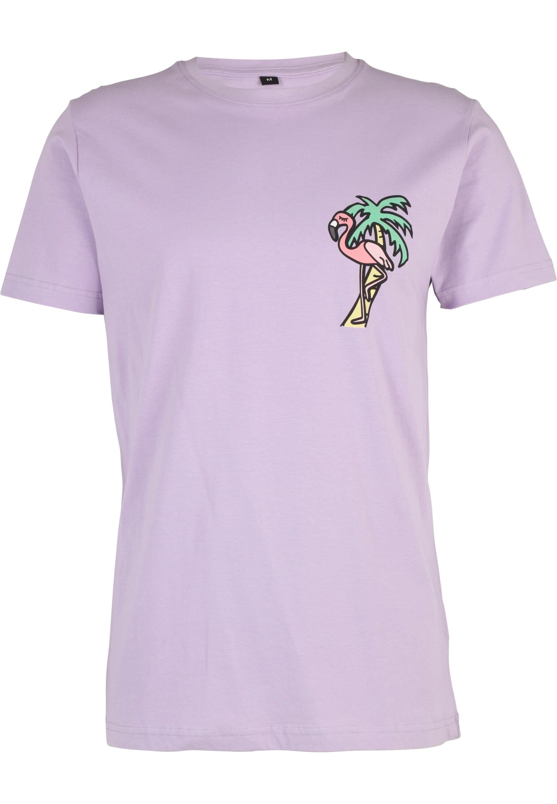 MisterTee Kurzarmshirt "MisterTee Herren Flamingo T-Shirt Round Neck" 1 Stk günstig online kaufen