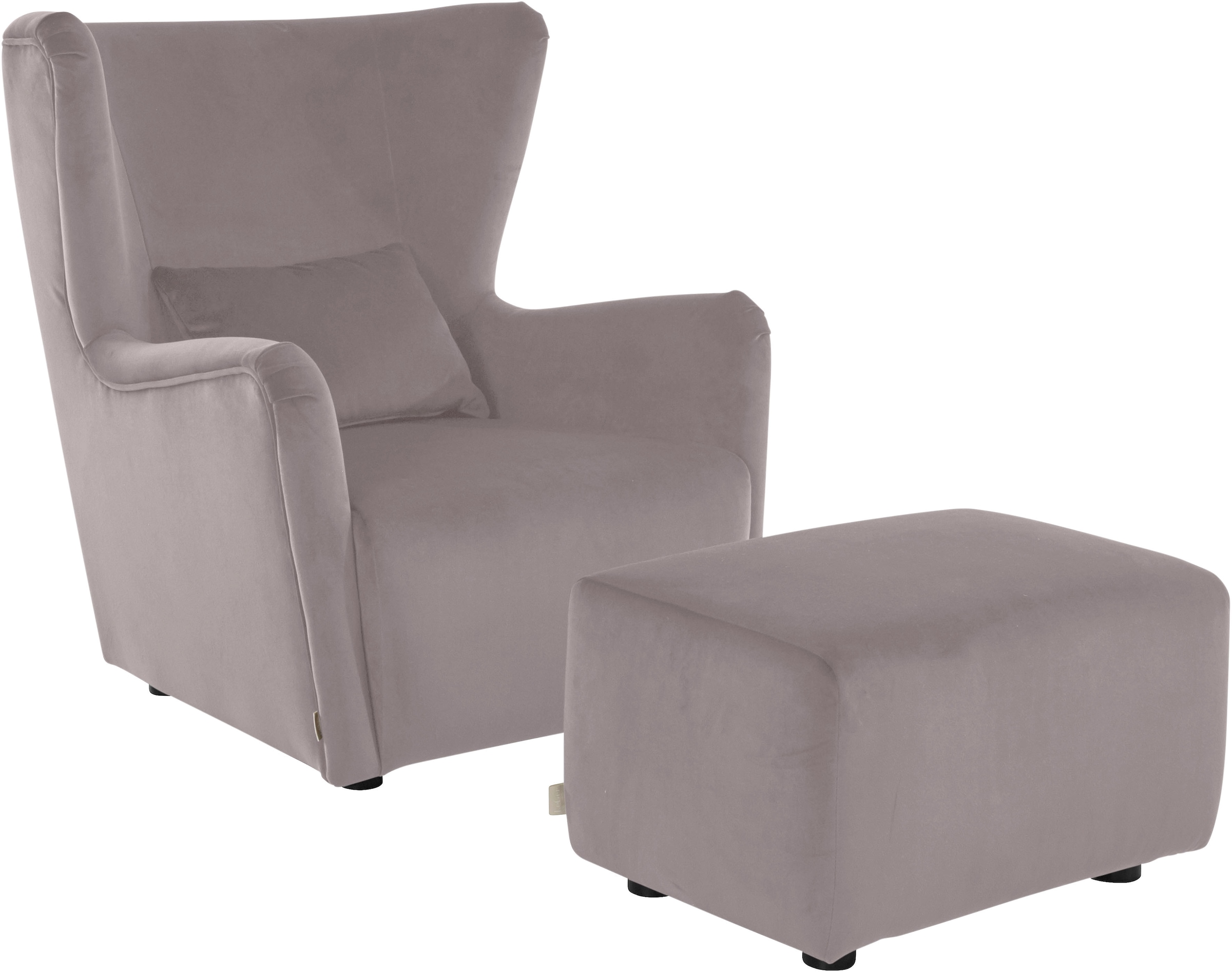 LeGer Home by Lena Gercke Ohrensessel »Levke Sessel«, wahlweise mit oder ohne Hocker