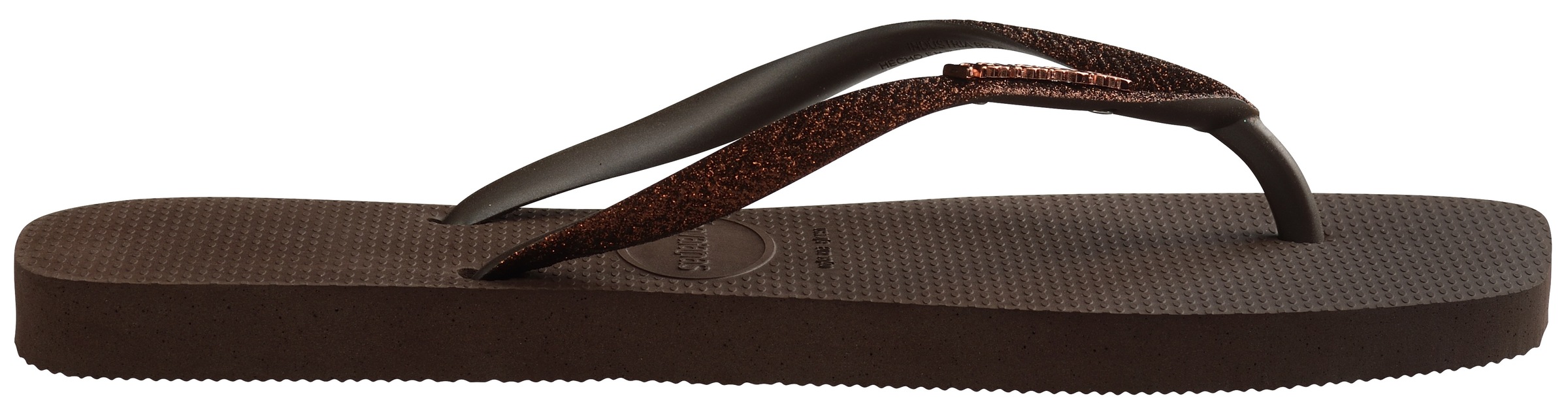 Havaianas Zehentrenner »SQUARE GLITTER«, Sommerschuh, Schlappen, Poolsildes mit Glitter