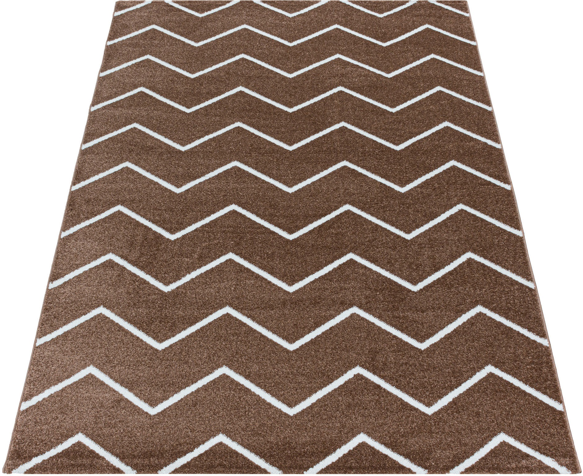 Ayyildiz Teppiche Teppich »RIO 4602«, rechteckig, 8 mm Höhe, Pflegeleicht / Strapazierfähig / Trend Colors/ Wohnzimmer
