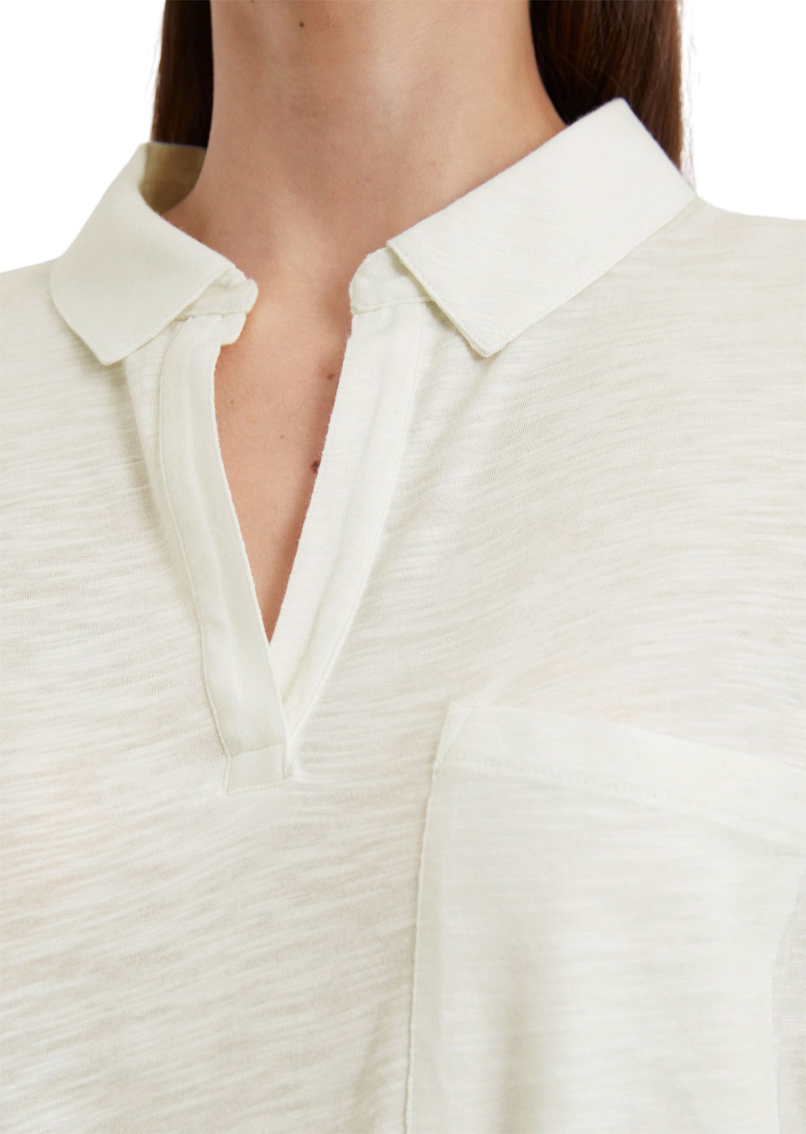 Marc O'Polo Poloshirt »aus Organic Cotton-Viskose-Mix«