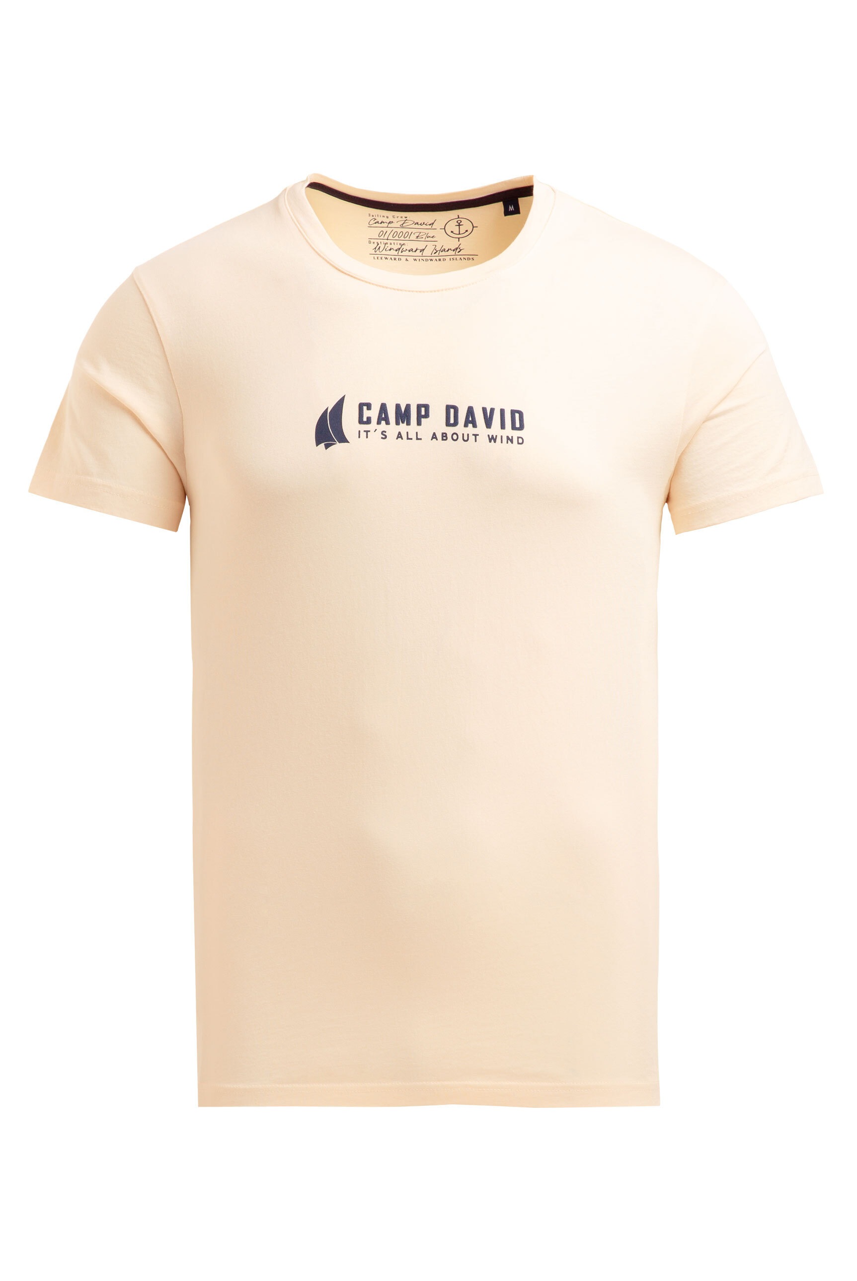CAMP DAVID Rundhalsshirt aus Baumwolle