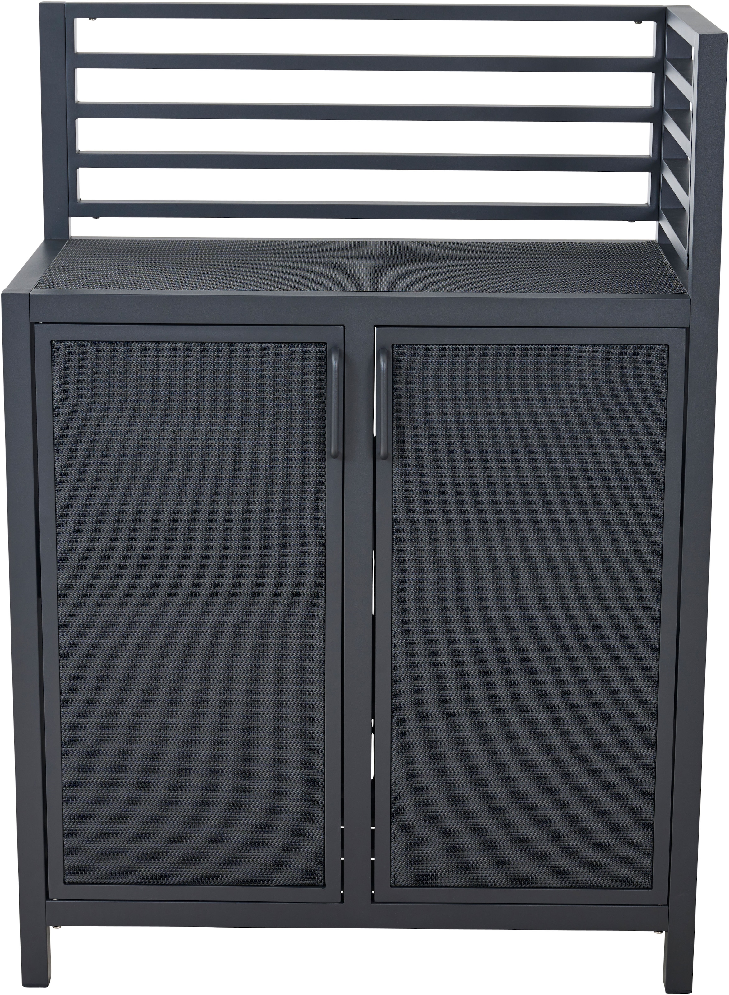 Siena Garden Gartentisch »PALMA Eckelement« Aluminiumrahmen, Ranotex® Bezug dunkelgrau