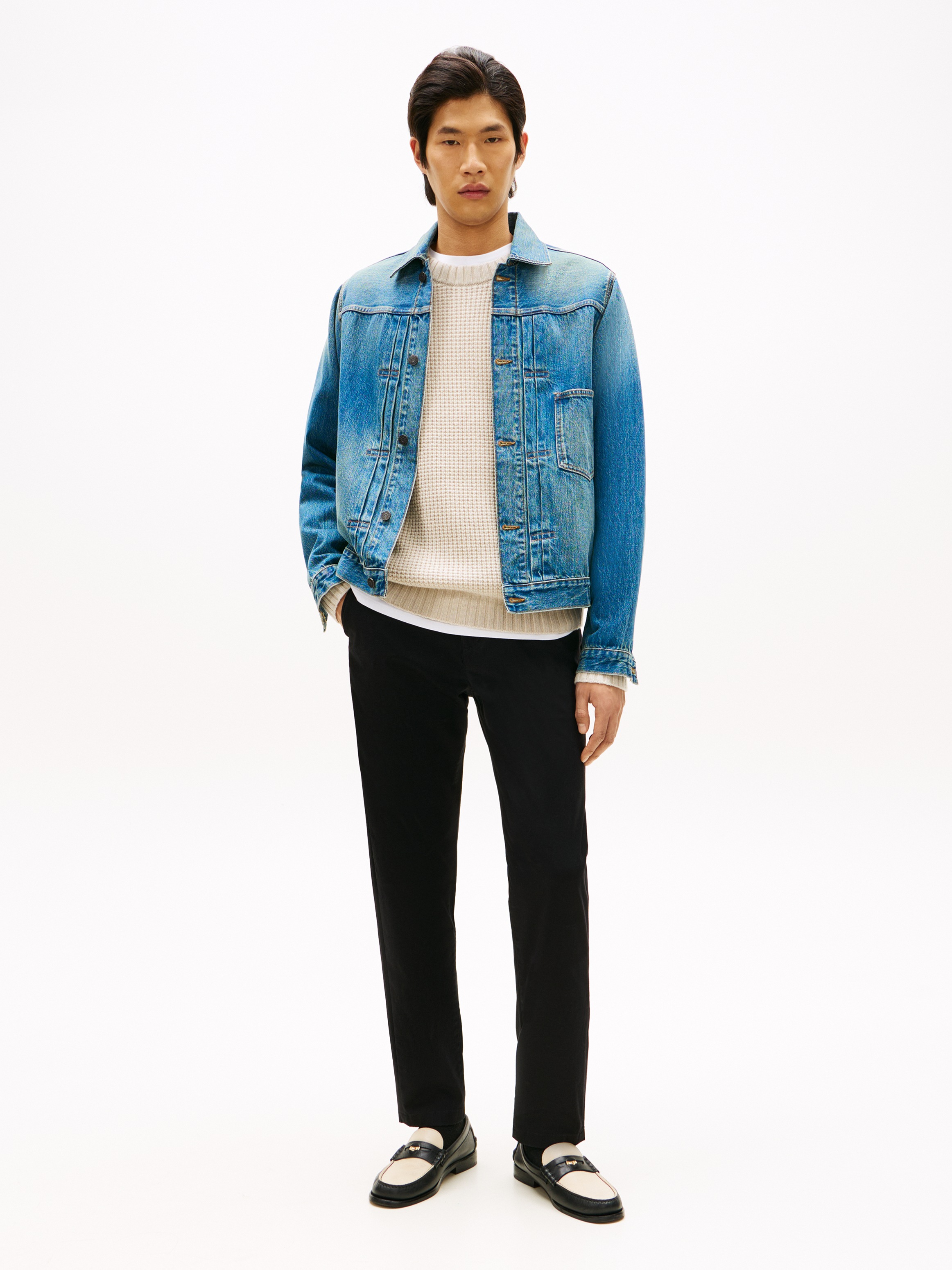 Thumbnail - Tommy Hilfiger Chinohose "HARLEM ESSENTIAL" Tapered Leg, Basic, schlichtes Design