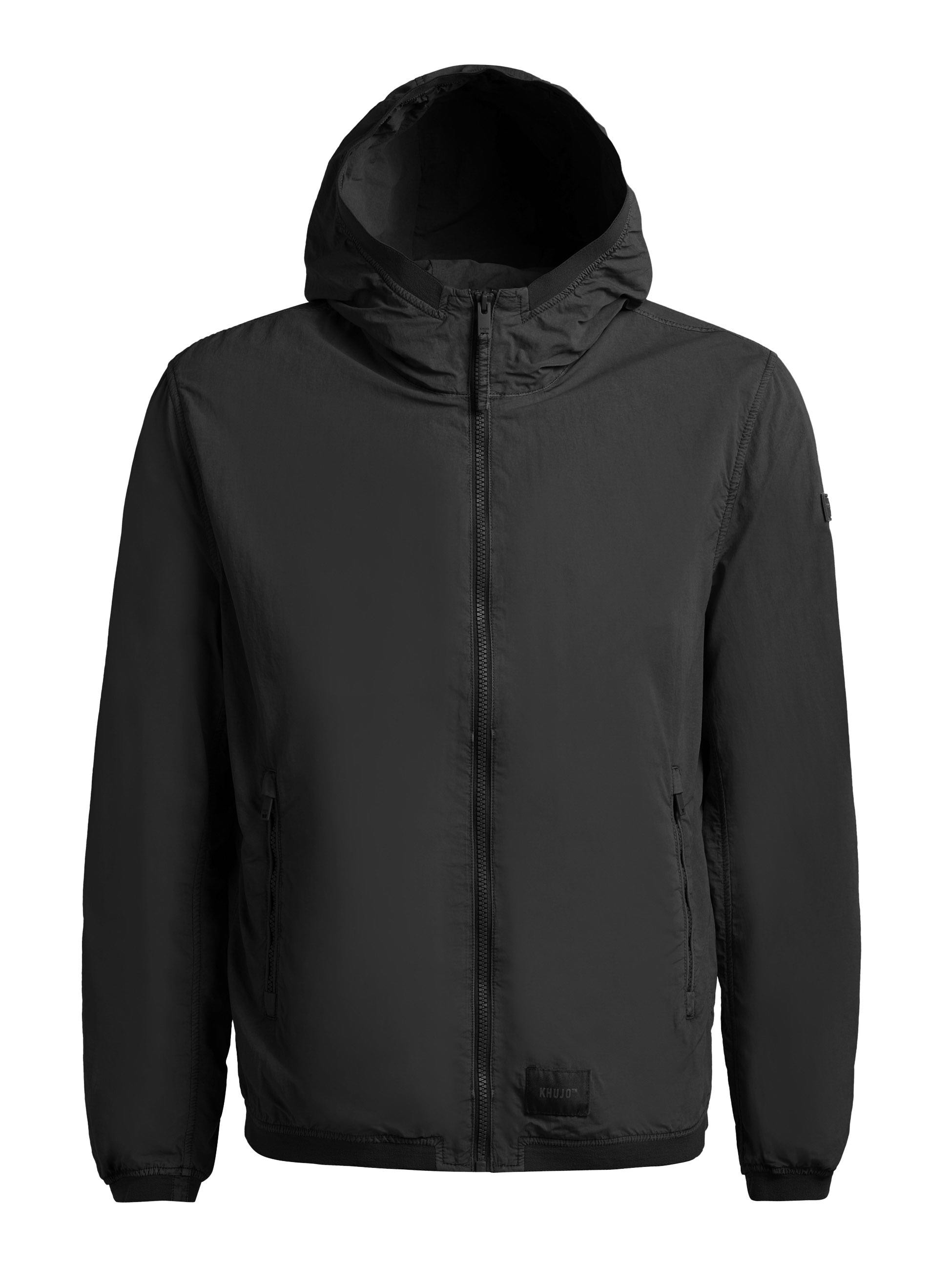 khujo Funktionsjacke »Derf« mit Kapuze leichte Übergangsjacke mit Kapuze