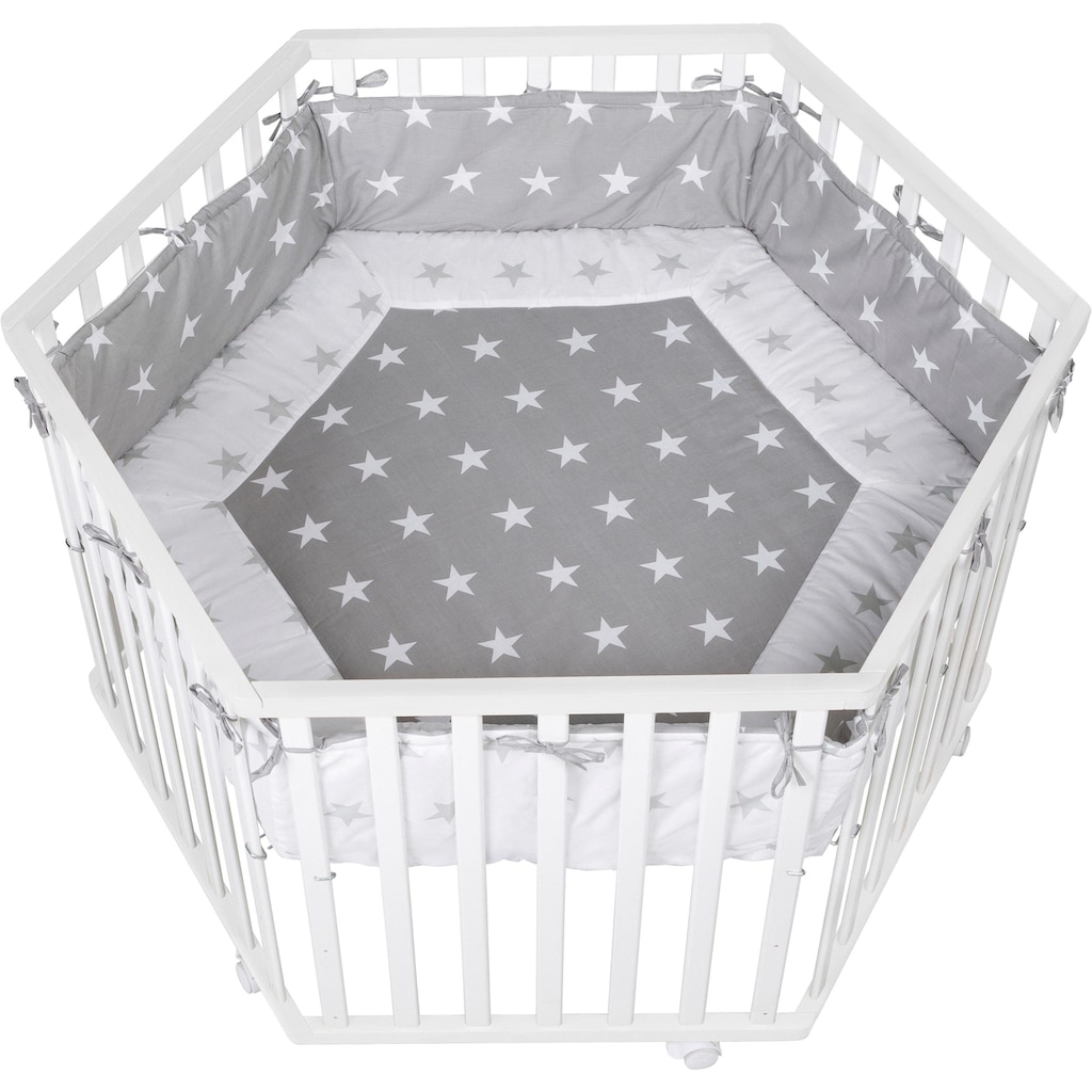 roba® Laufgitter »Little Stars, natur, 6-eckig«, bis 15 kg