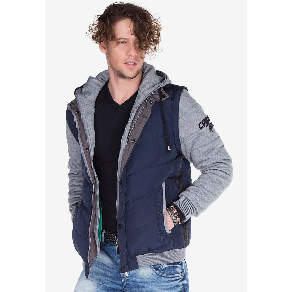 Cipo & Baxx Outdoorjacke, in 2-in-1-Optik