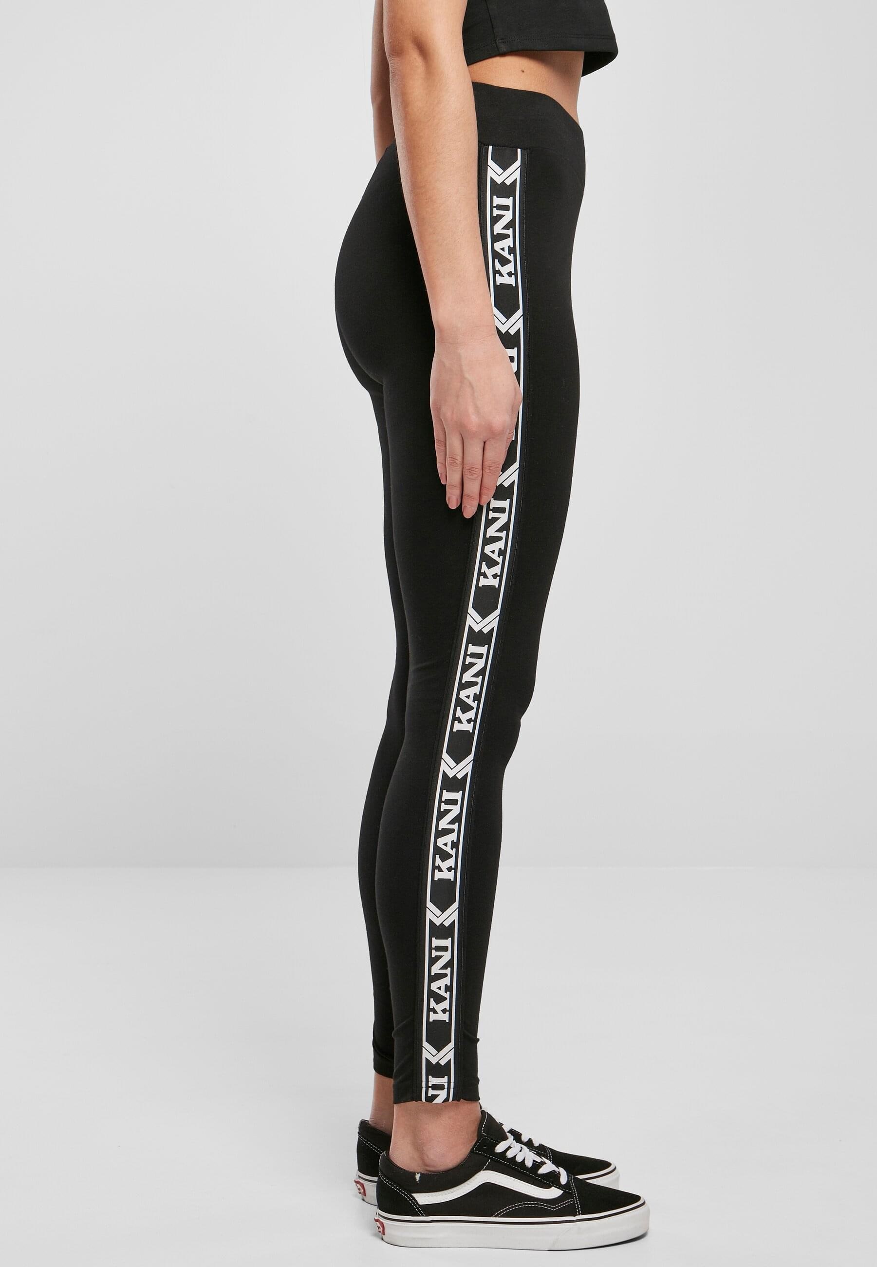 Karl Kani Leggings »Karl Kani Damen KKWQ32061BLK KK Signature Tape Leggings«, (1 tlg.)