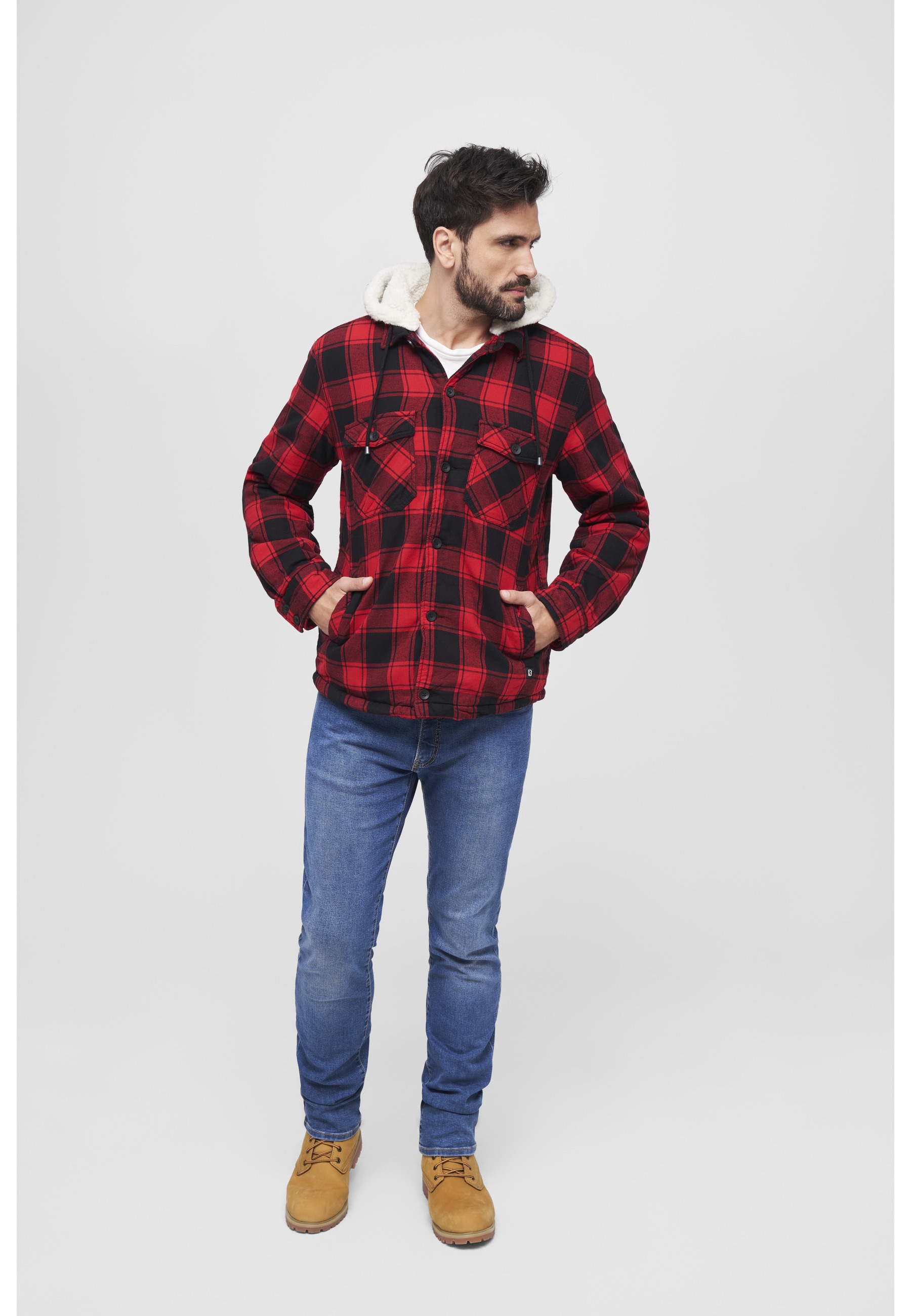 Brandit Anorak »Brandit Herren Lumberjacket Hooded« 1 Stk. tlg. mit Kapuze