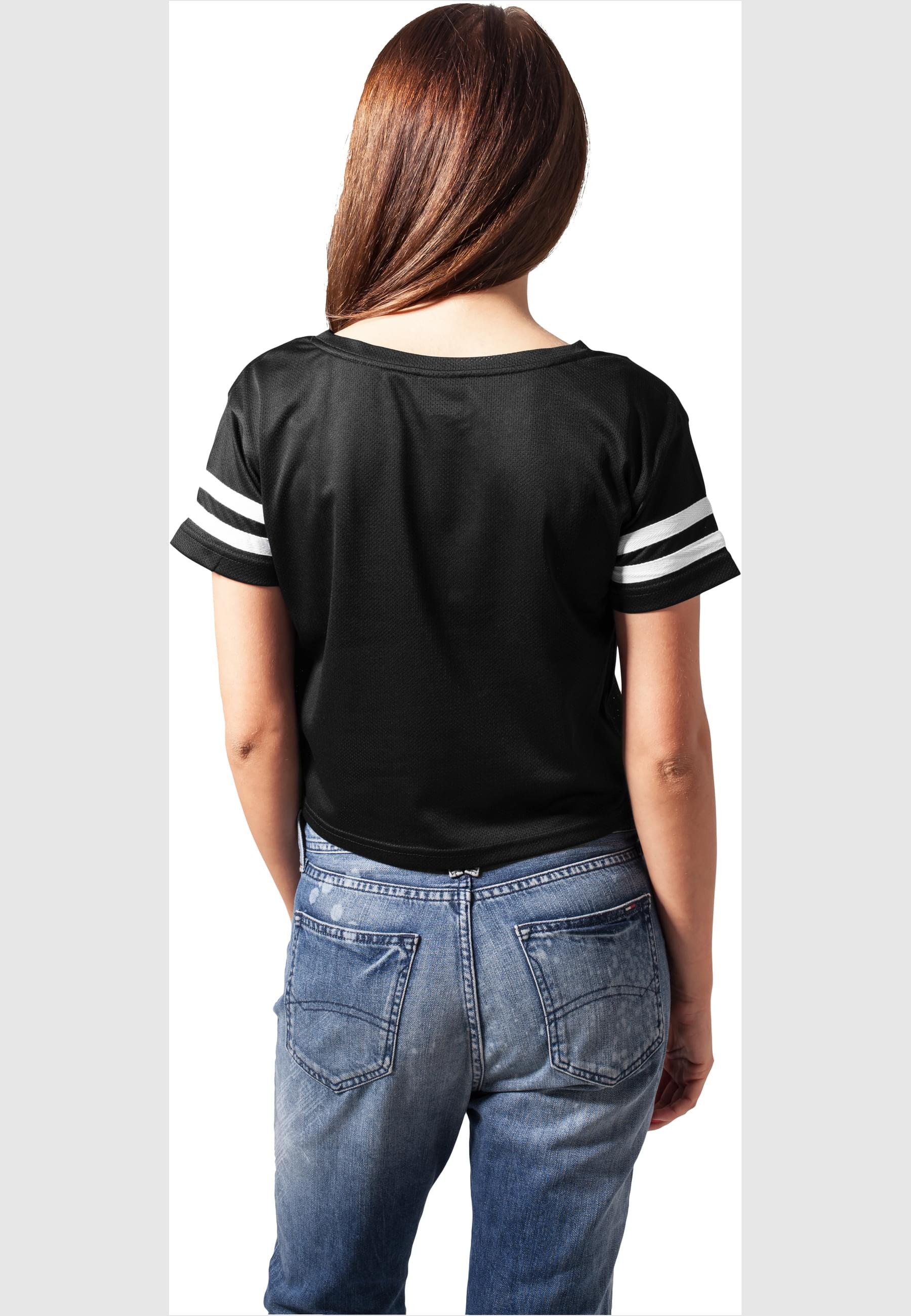 URBAN CLASSICS Kurzarmshirt »Urban Classics Damen Ladies Mesh Short Tee«, (1 tlg.)