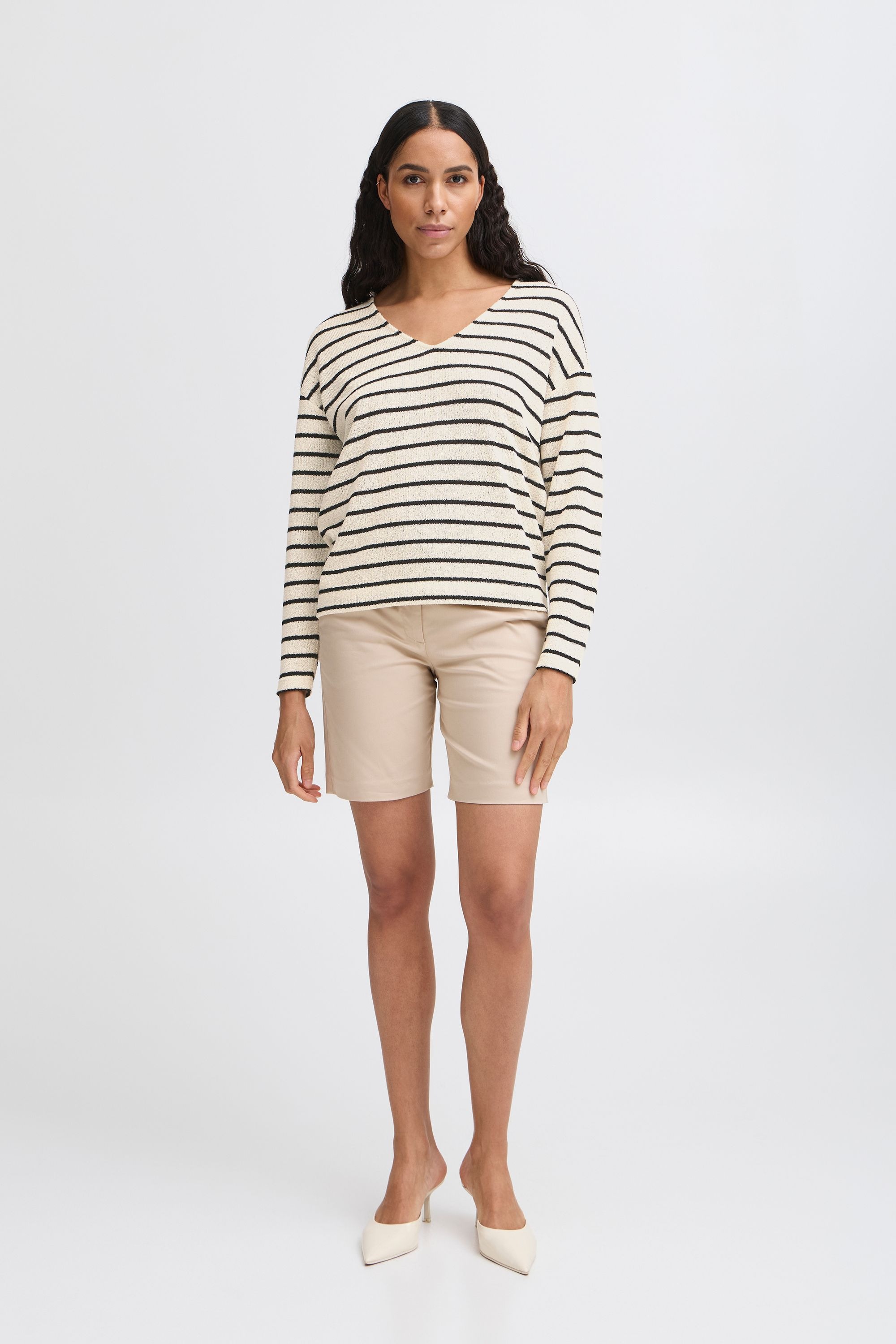b.young Longpullover »Sweatshirt BYSIF STRIPE«