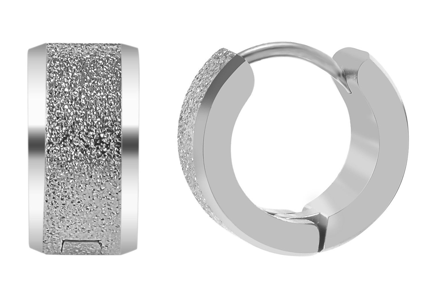 Adelia´s Klappcreolen »Damen Ohrringe – Klappcreole aus Edelstahl« Zum Verschenken an Menschen, die Ihnen am Herzen liegen