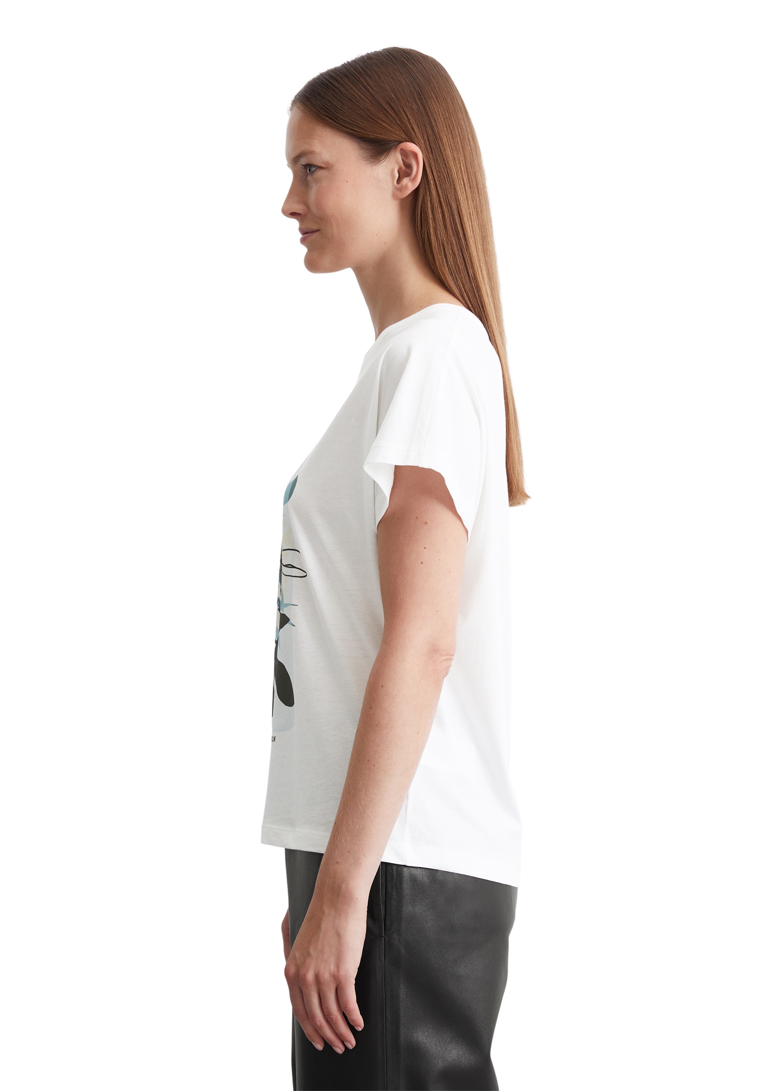 Marc O'Polo T-Shirt »mit floralem Foto-Print«