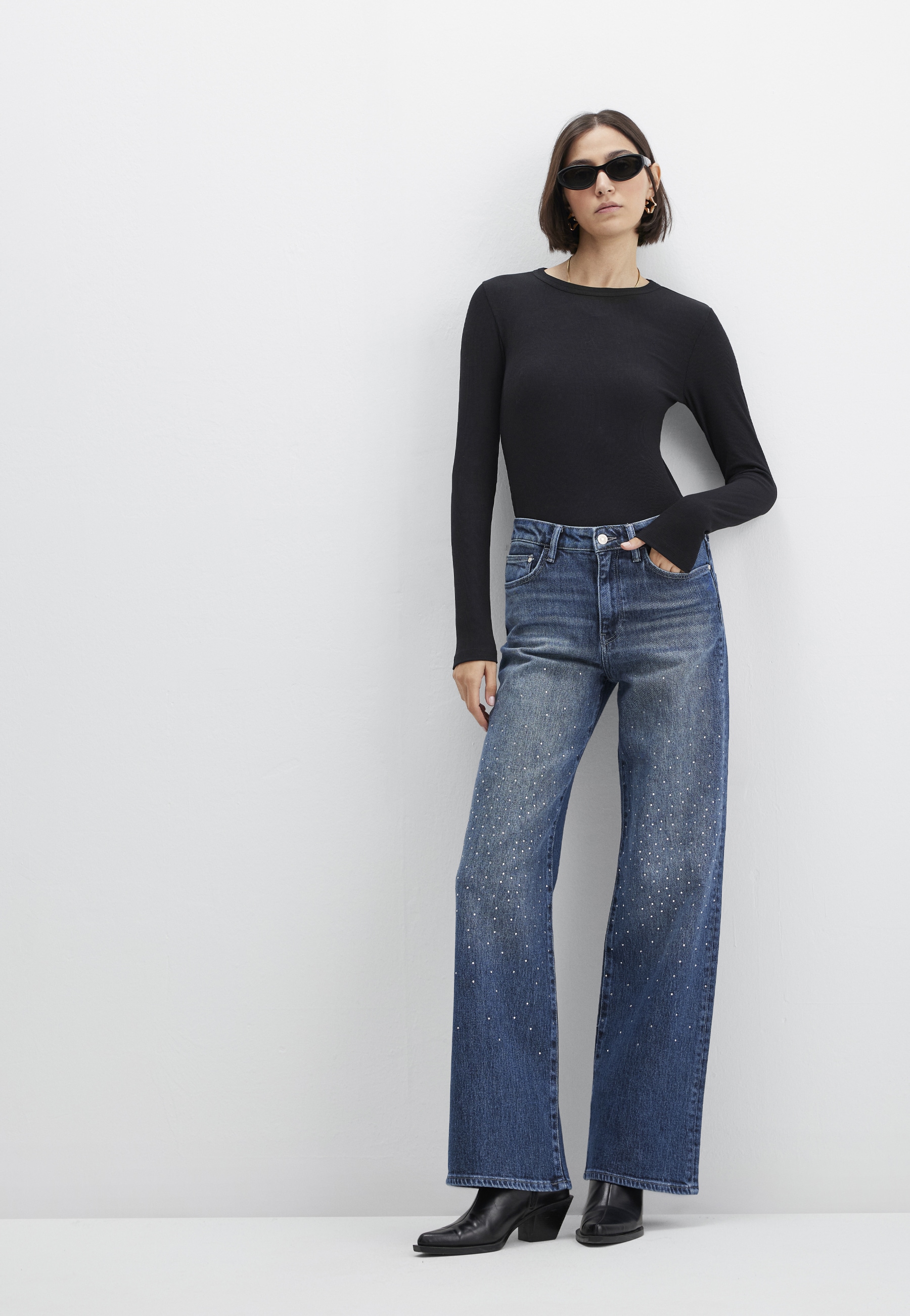 Mavi Weite Jeans "MALIBU" Wide Leg Jeans günstig online kaufen