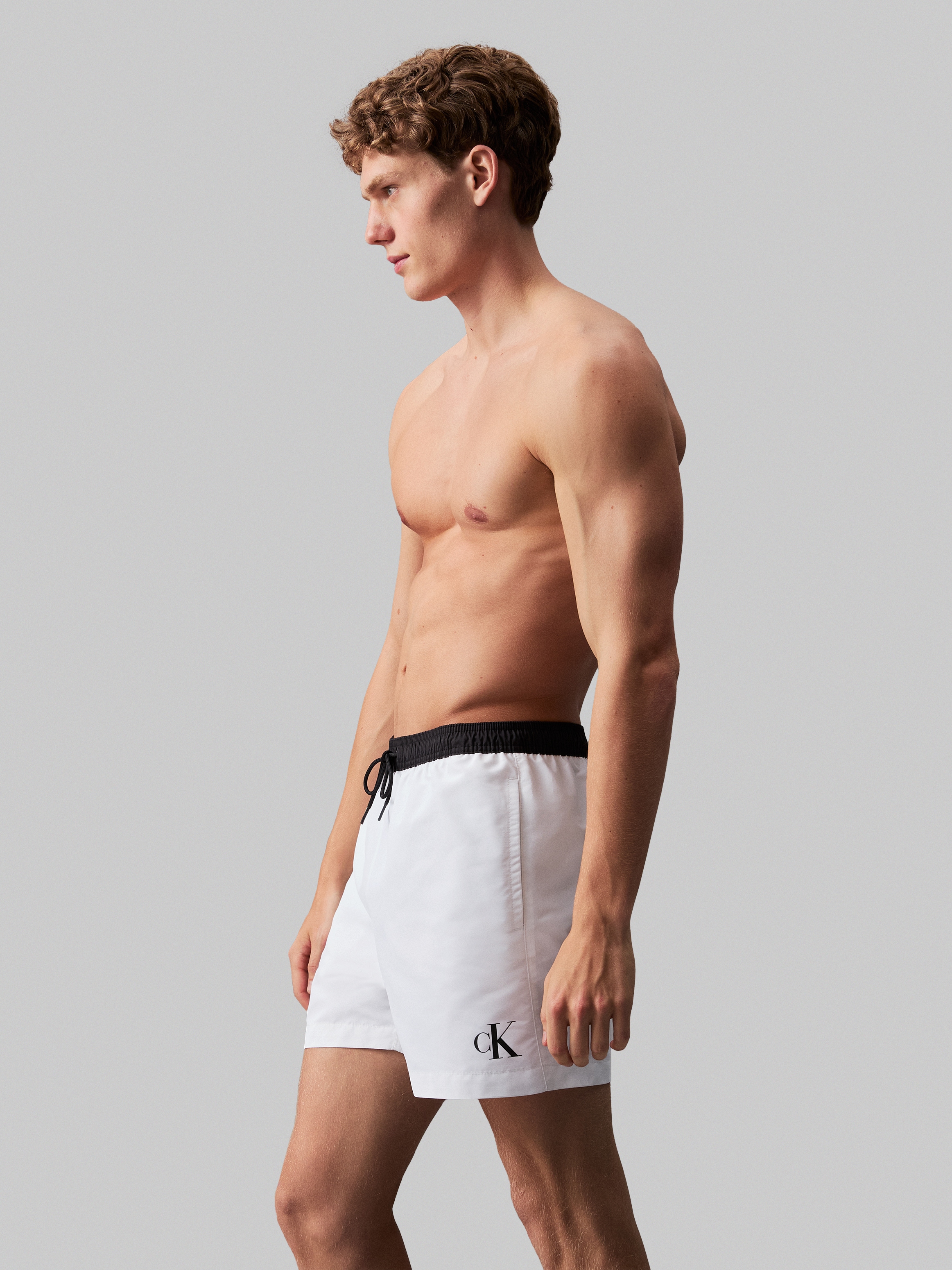 Calvin Klein Swimwear Badeshorts "MEDIUM DRAWSTRING", mit Logodruck