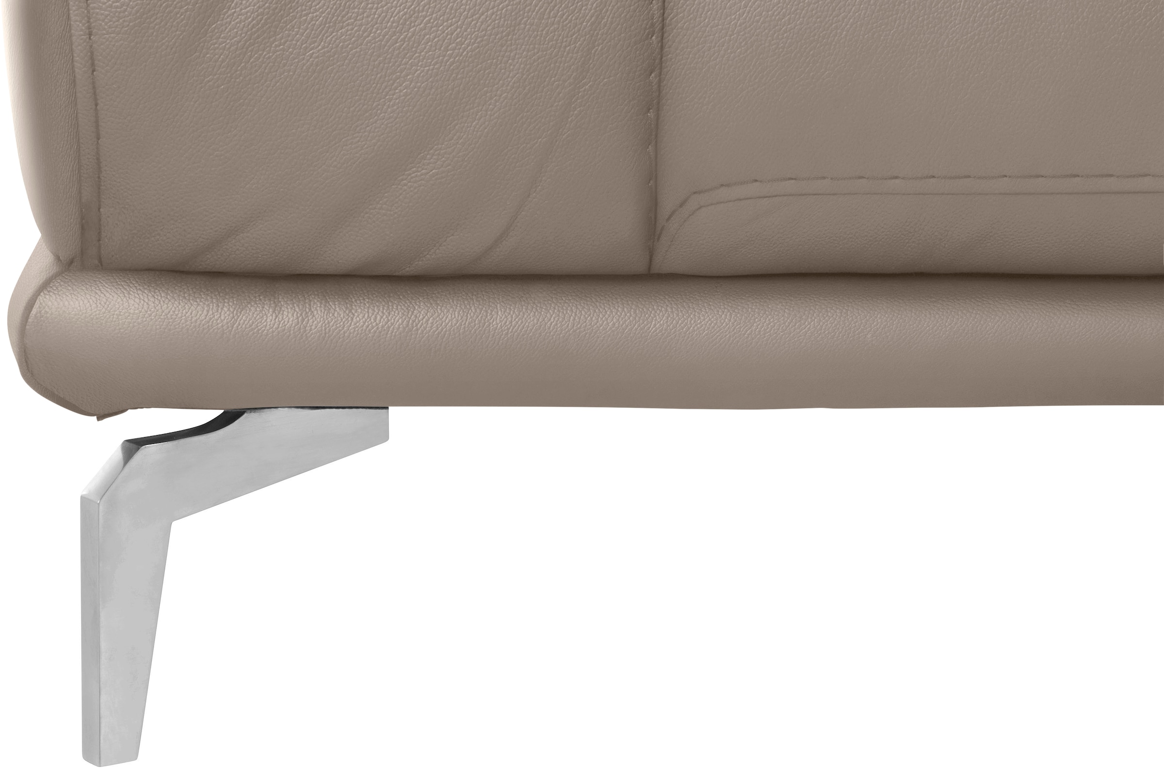 W.SCHILLIG 2,5-Sitzer »montanaa Designsofa mit erstklassigem Sitzkomfort, Ferderkern« mit Metallfüßen in Chrom glänzend, Breite 212 cm
