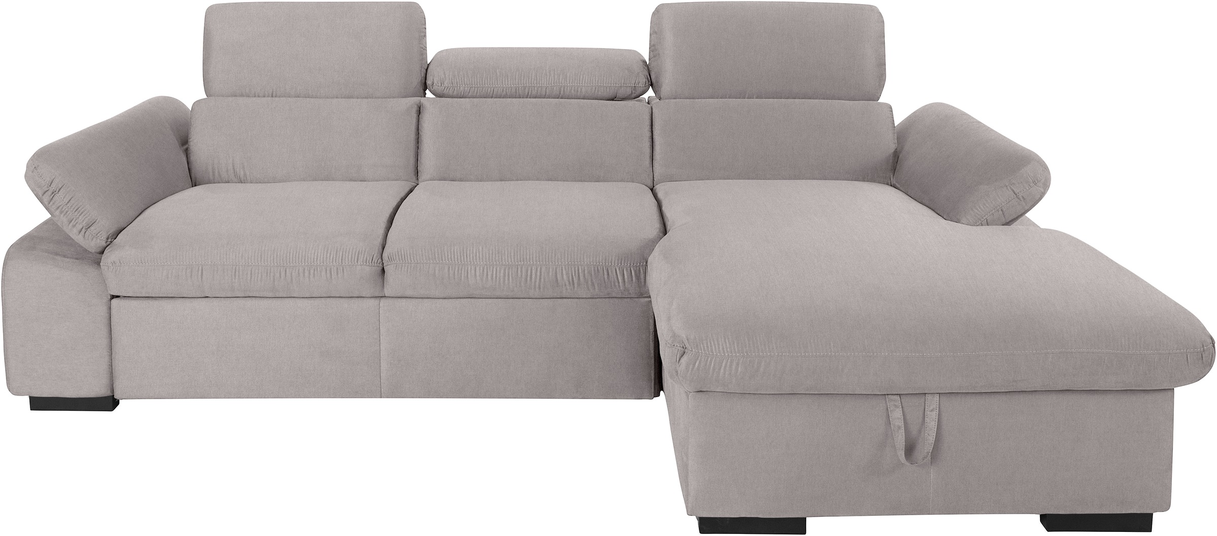 COTTA Ecksofa "Lola L-Form mit Kopfteilfunktion & Hocker" wahlweise mit Bet günstig online kaufen