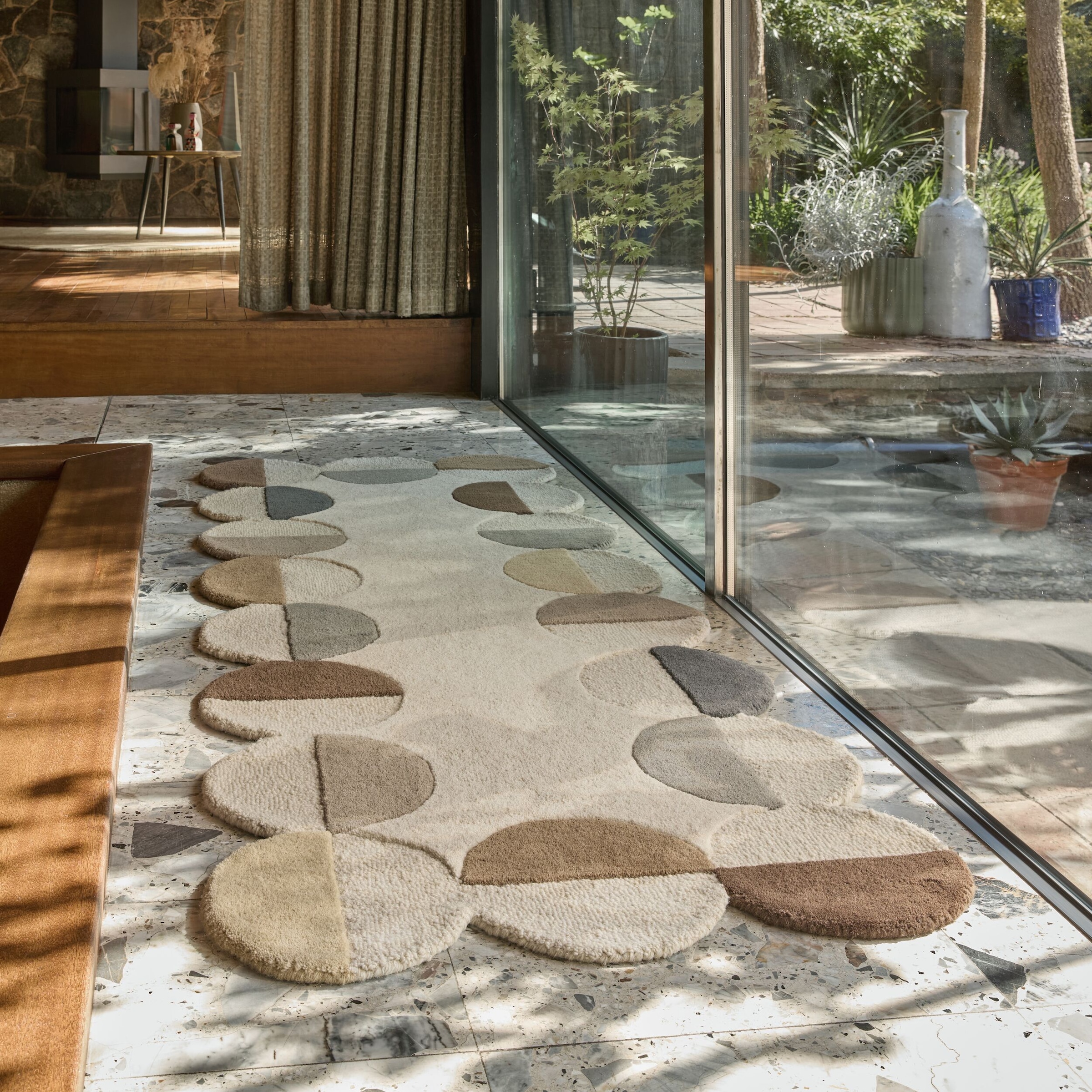 FLAIR RUGS Wollteppich "Mia Scallop" rechteckig 12 mm Höhe in Jakobsmuschel günstig online kaufen