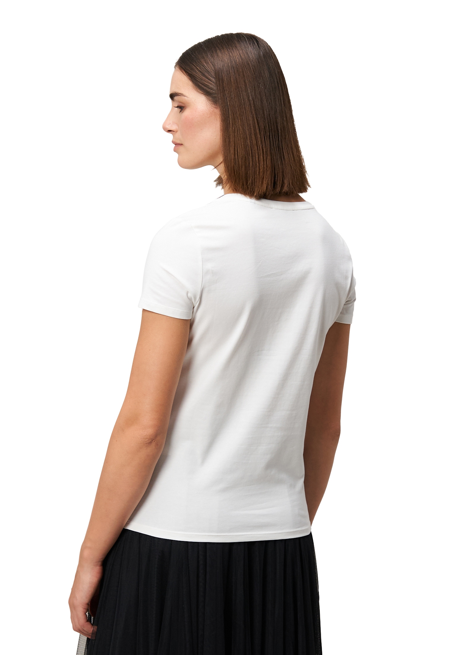 Zero Kurzarmshirt »Damen mit Aufdruck und Schleife« 1 Stk. weiteres Detail
