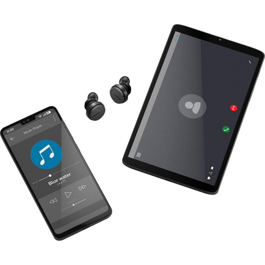 Philips wireless In-Ear-Kopfhörer »TAT8506«, A2DP Bluetooth-AVRCP Bluetooth-HFP, integrierte Steuerung für Anrufe und Musik-Noise-Cancelling Pro-True Wireless