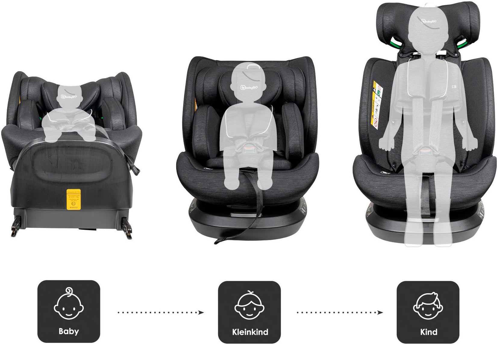 BabyGo Autokindersitz »Protection 360 Grad«