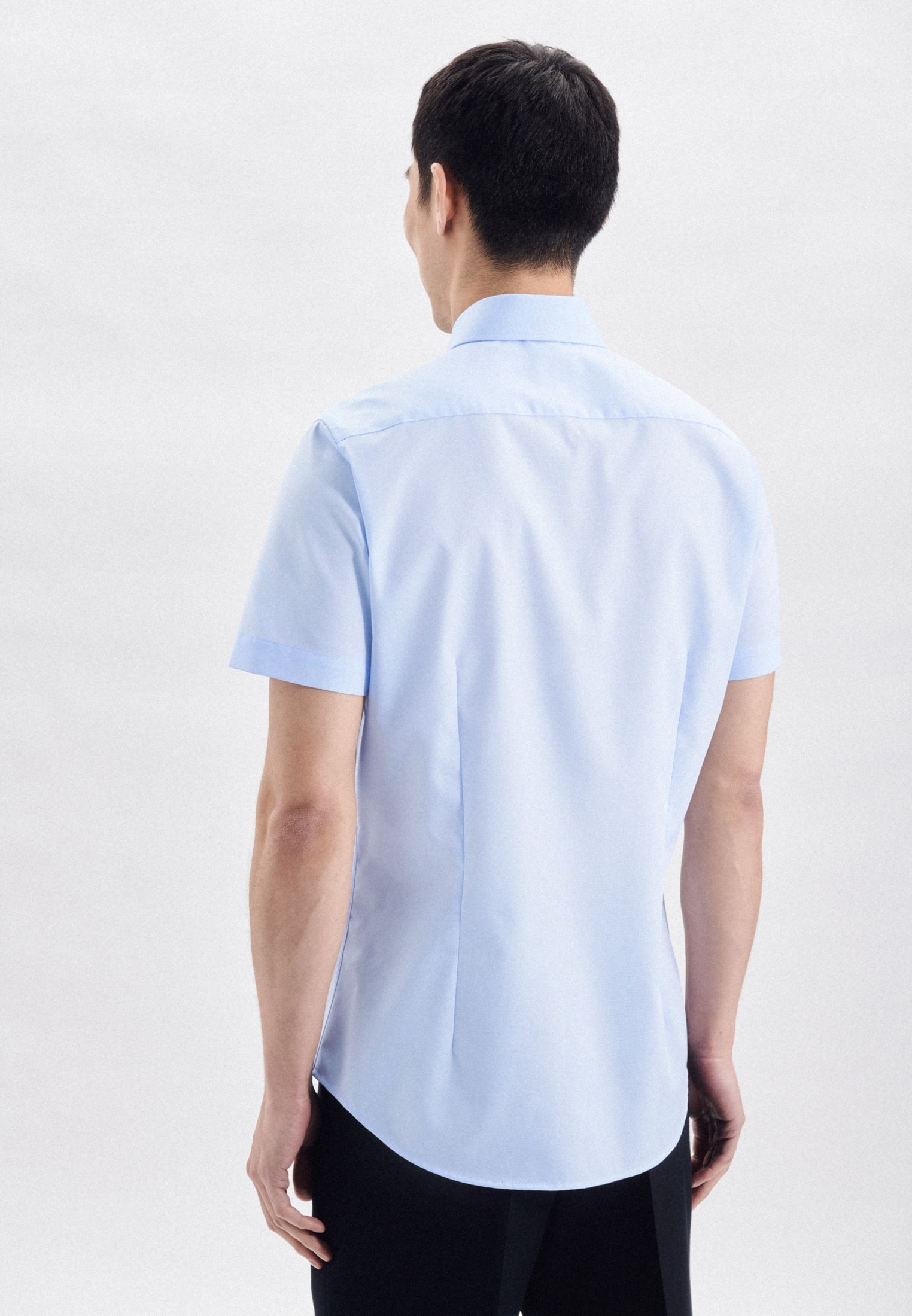 seidensticker Businesshemd »Shaped« Shaped Kurzarm Kentkragen Uni | Klassische Hemden