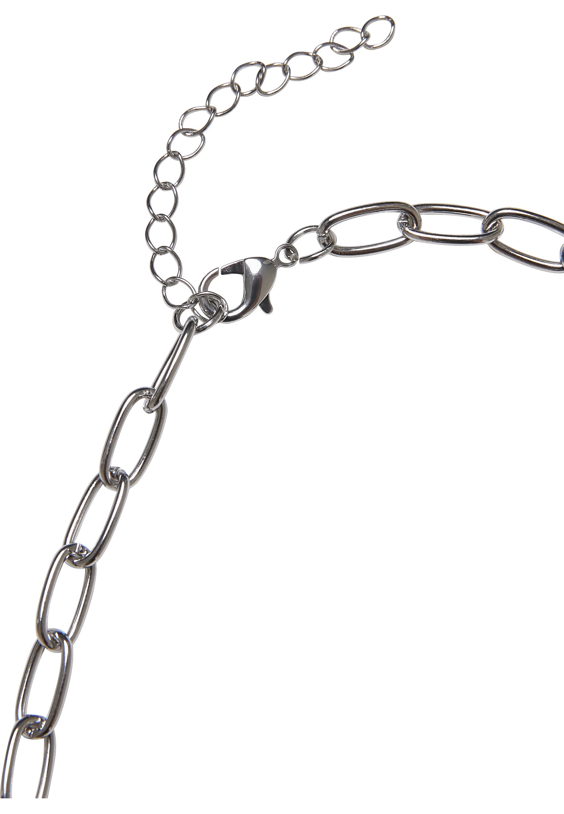 URBAN CLASSICS Edelstahlkette »Urban Classics Unisex Various Fastener Necklace«