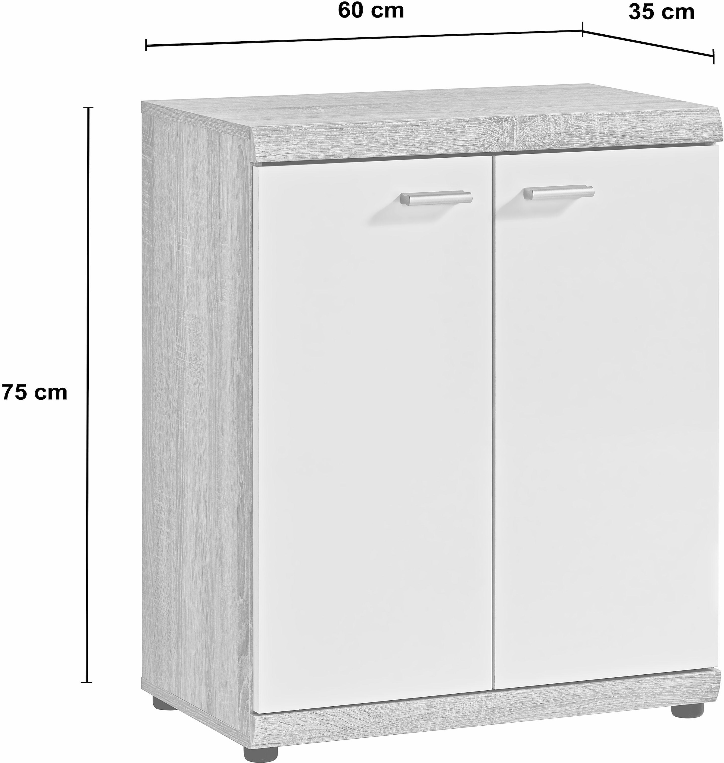 Procontour Sideboard »Sun BESTSELLER!«, Höhe 74cm, mit variabel verstellbaren Einlegeböden