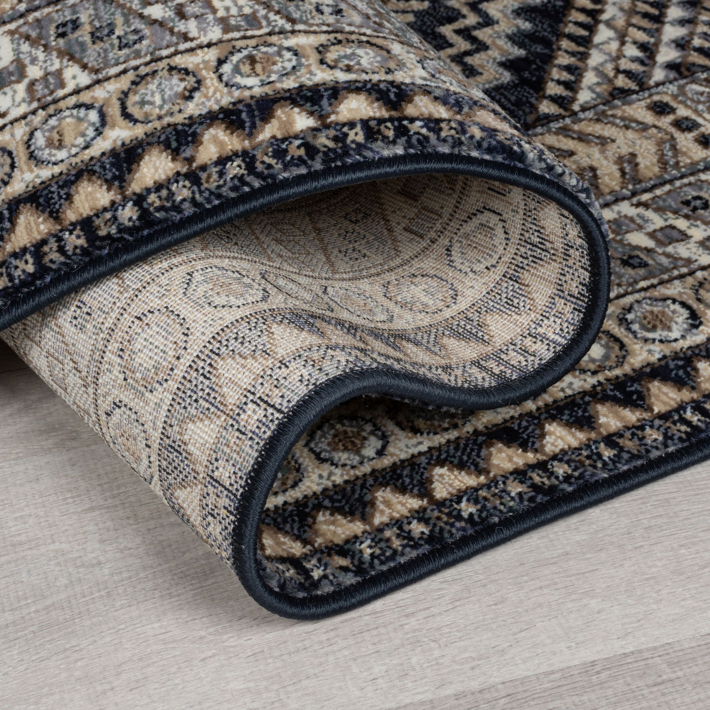 Teppich FLAIR RUGS "Arianna Jute", beige (natur), B:200cm H:8mm L:290cm, Baumwolle, Jute, Kunstfaser, Teppiche, Teppich, Jute Teppich 3