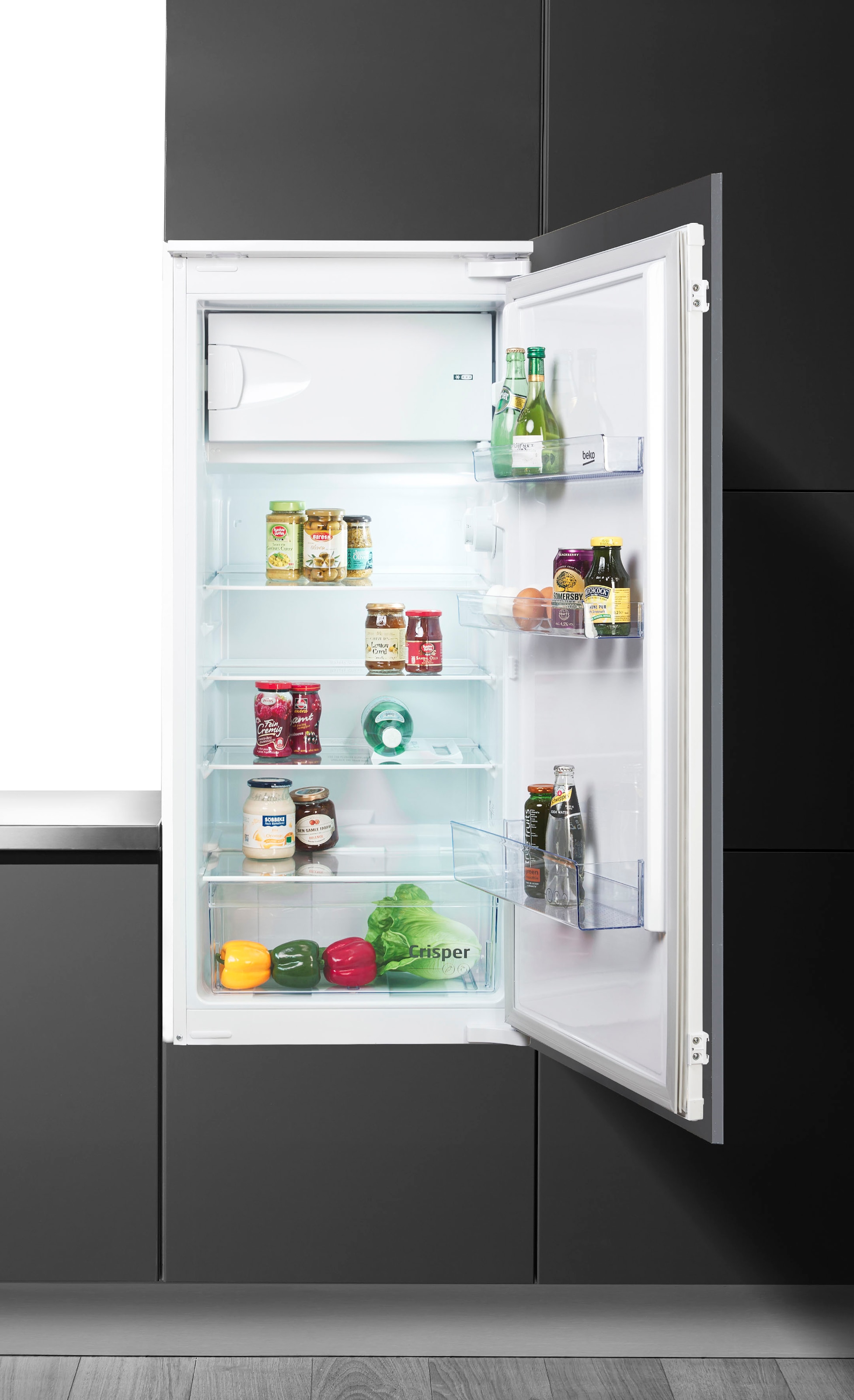BEKO Einbaukühlschrank "BSSA210K4SN" 121,5 cm hoch 54 cm breit günstig online kaufen