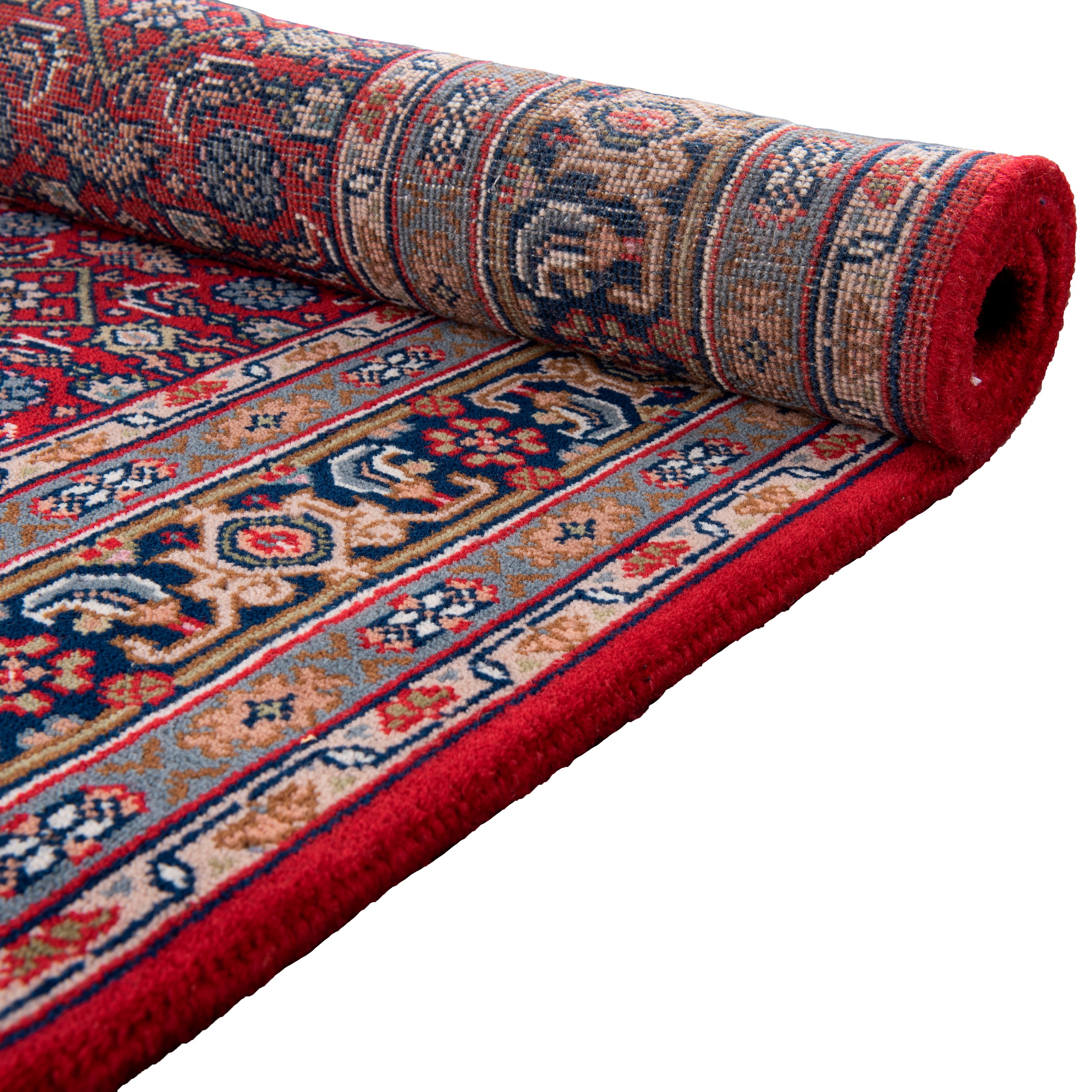 Thumbnail - my home Orientteppich "BH Oriantal" rechteckig 12 mm Höhe reine Wolle, handgeknüpft, orientalisches Design, mit Fransen