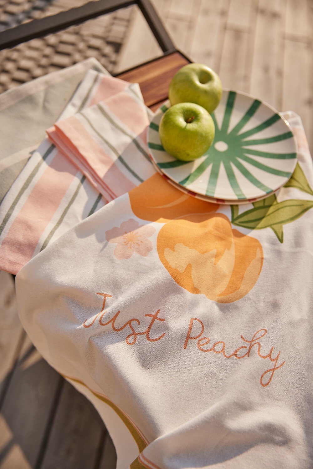 OTTO home Geschirrtuch »Zennor« 100 % Baumwolle,  70 × 50 cm, 3er St, Attraktives Design