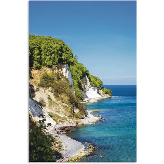 Artland Wandbild »Kreidefelsen Ostseeküste Insel Rügen«, Felsen, (1 St.),  als Alubild, Leinwandbild, Wandaufkleber oder Poster in versch. Größen  kaufen | BAUR