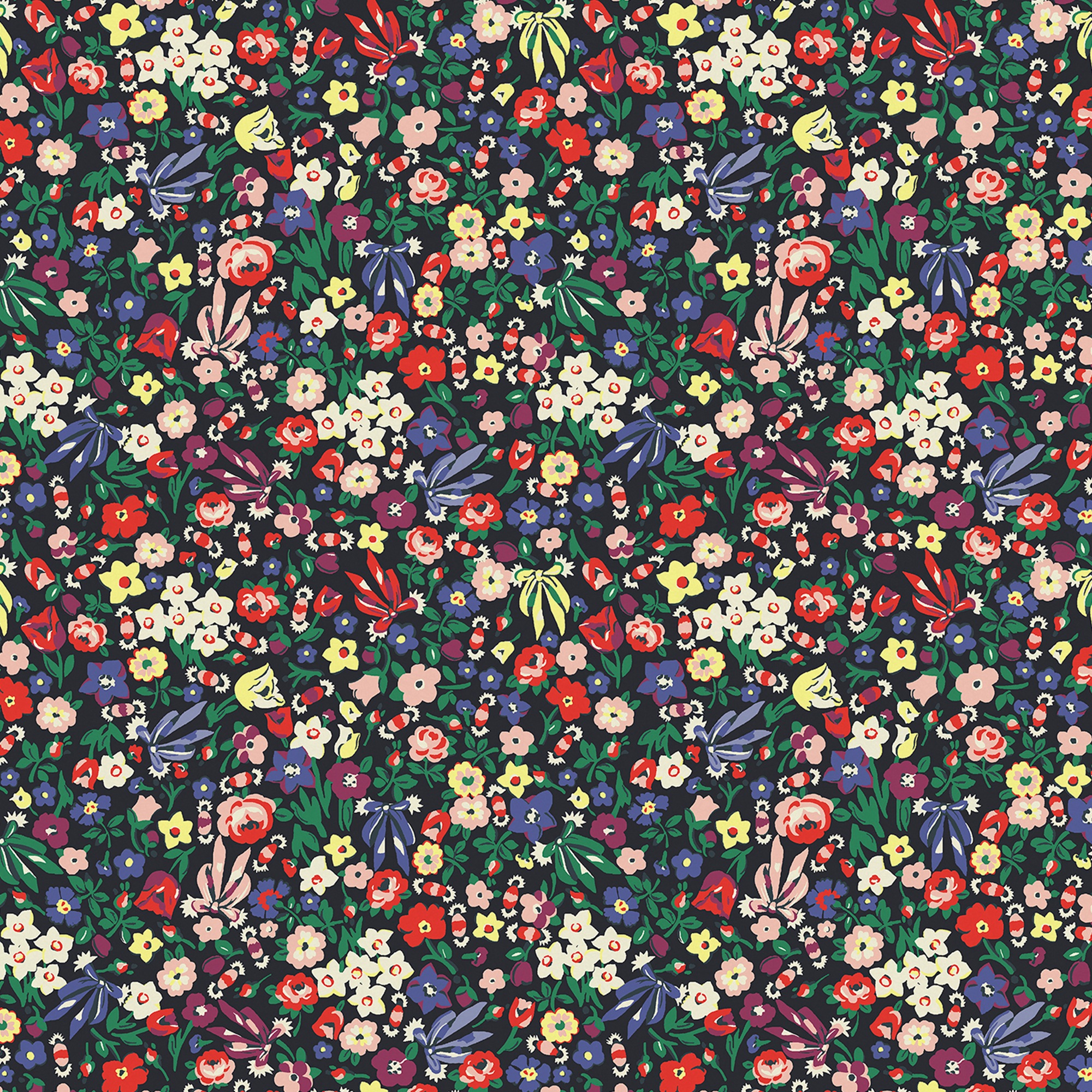 Cath Kidston Vliestapete »Harmony Ditsy Night« geblümt glatt 10mx52cm (ca. 5m2)