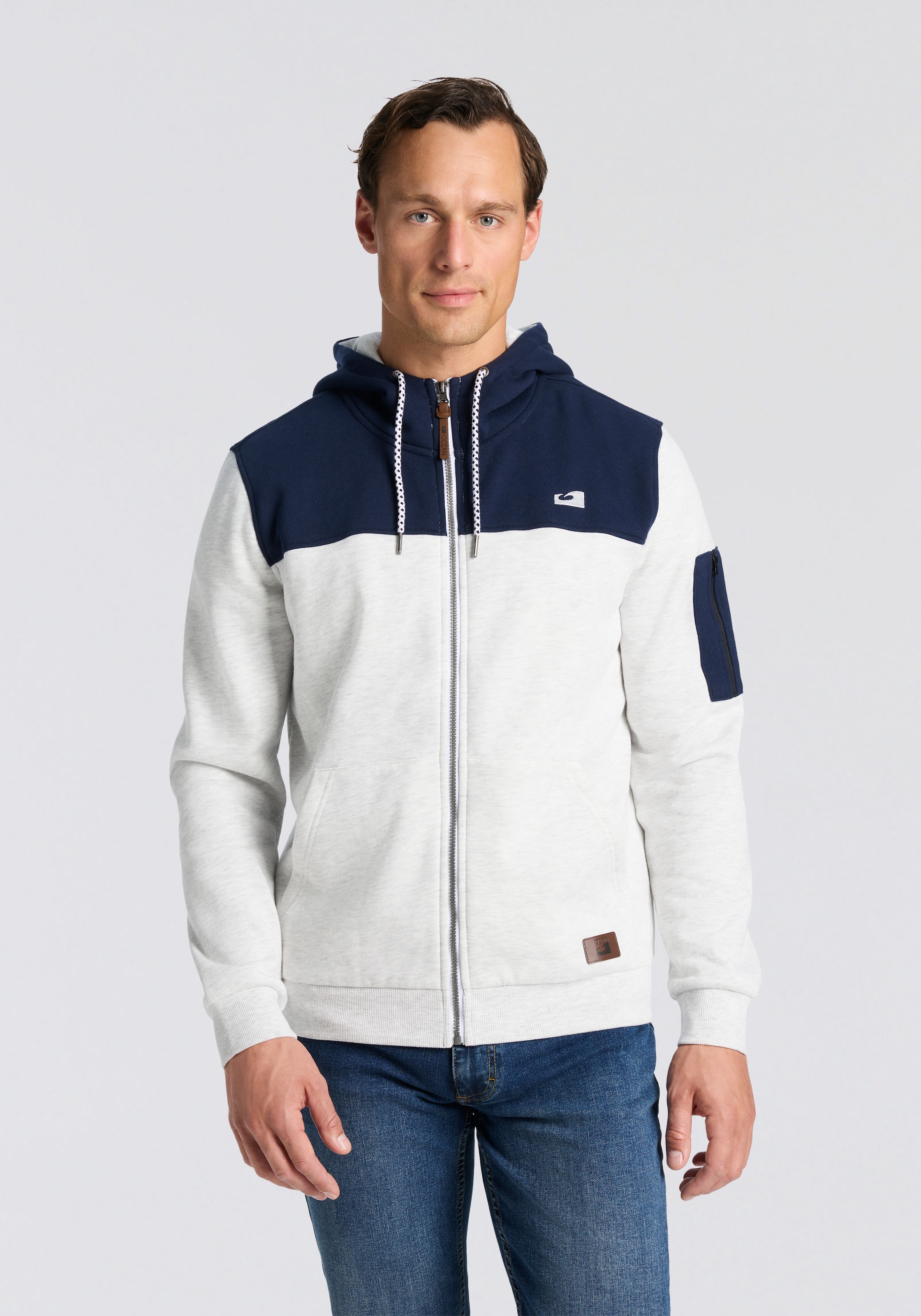 Ocean Sportswear Sweatjacke Innen weich angeraut