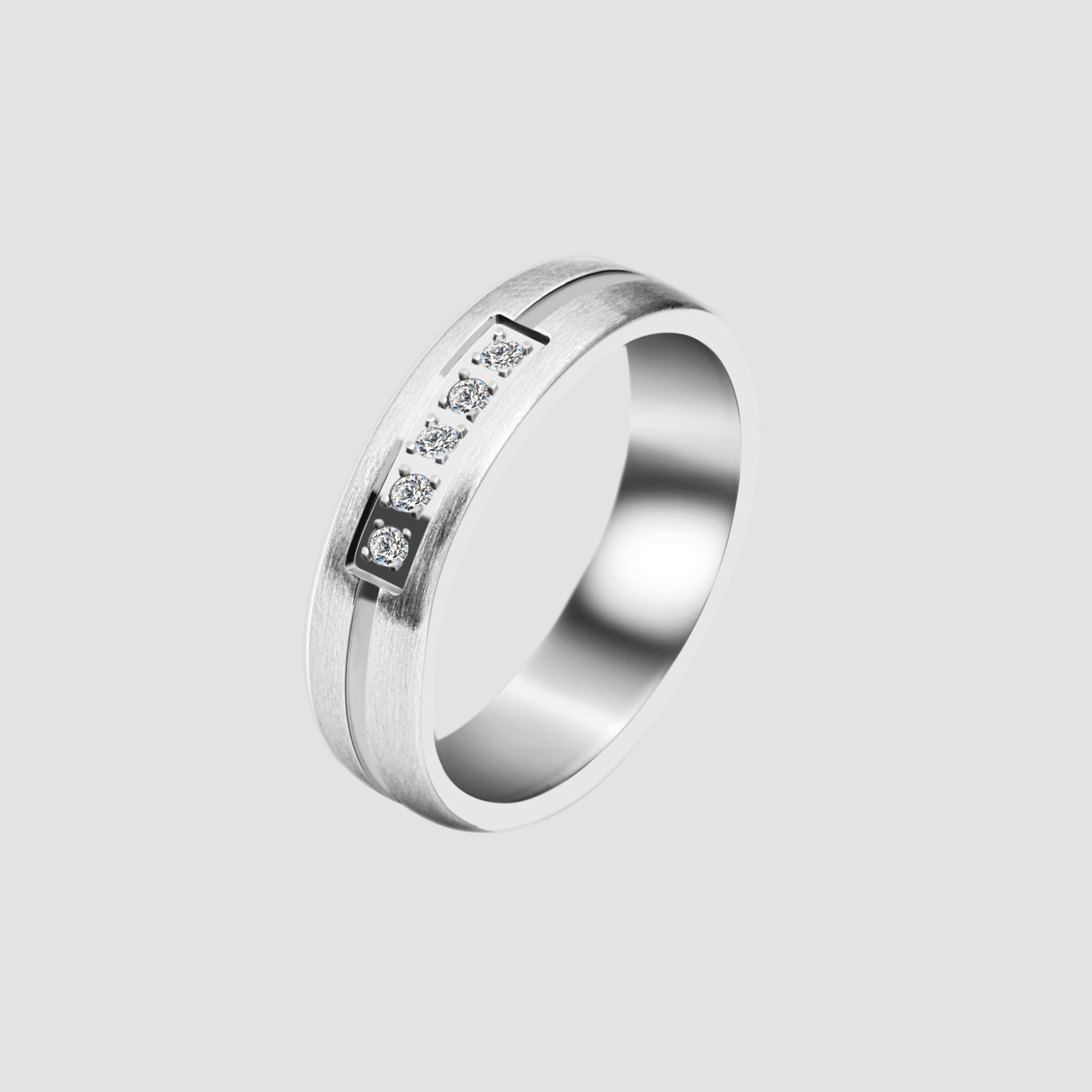 Adelia's Stainless Steel Ring Silver Size 60