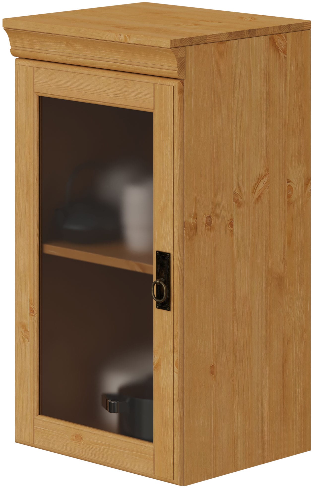 Home affaire Hängeschrank "Rügen", Breite 40 cm, Kiefer massiv, Tür mit Gla günstig online kaufen