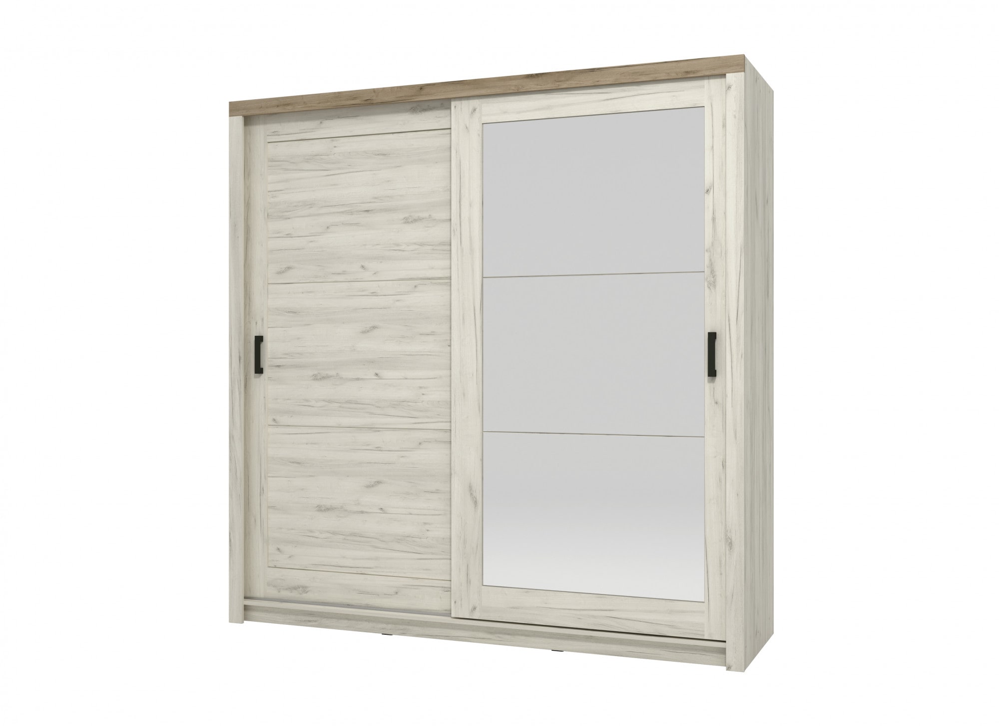 Home affaire Kleiderschrank »Kent, FSC®-zertifizierter Holzwerkstoff, Made in Europe«, mit Spiegel und Schiebtüren, 223,5x67x227cm