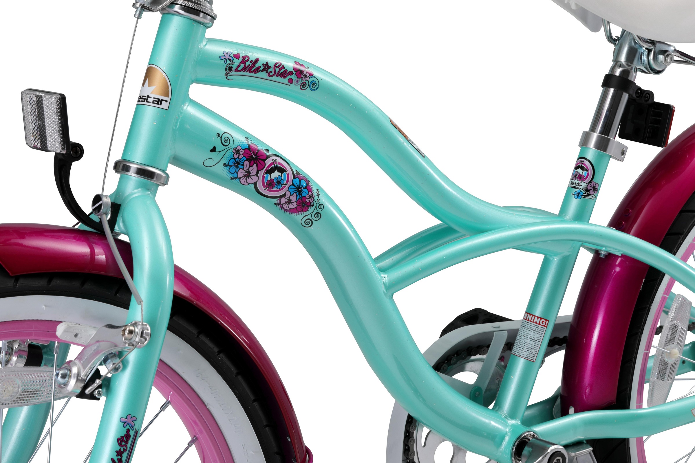 Bikestar Jugendfahrrad »Cruiser«, 1 Gang, für Damen